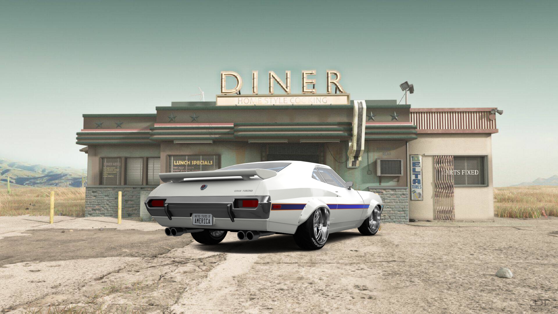 Ford Gran Torino Sport 2 Door Hardtop 1972 이미지