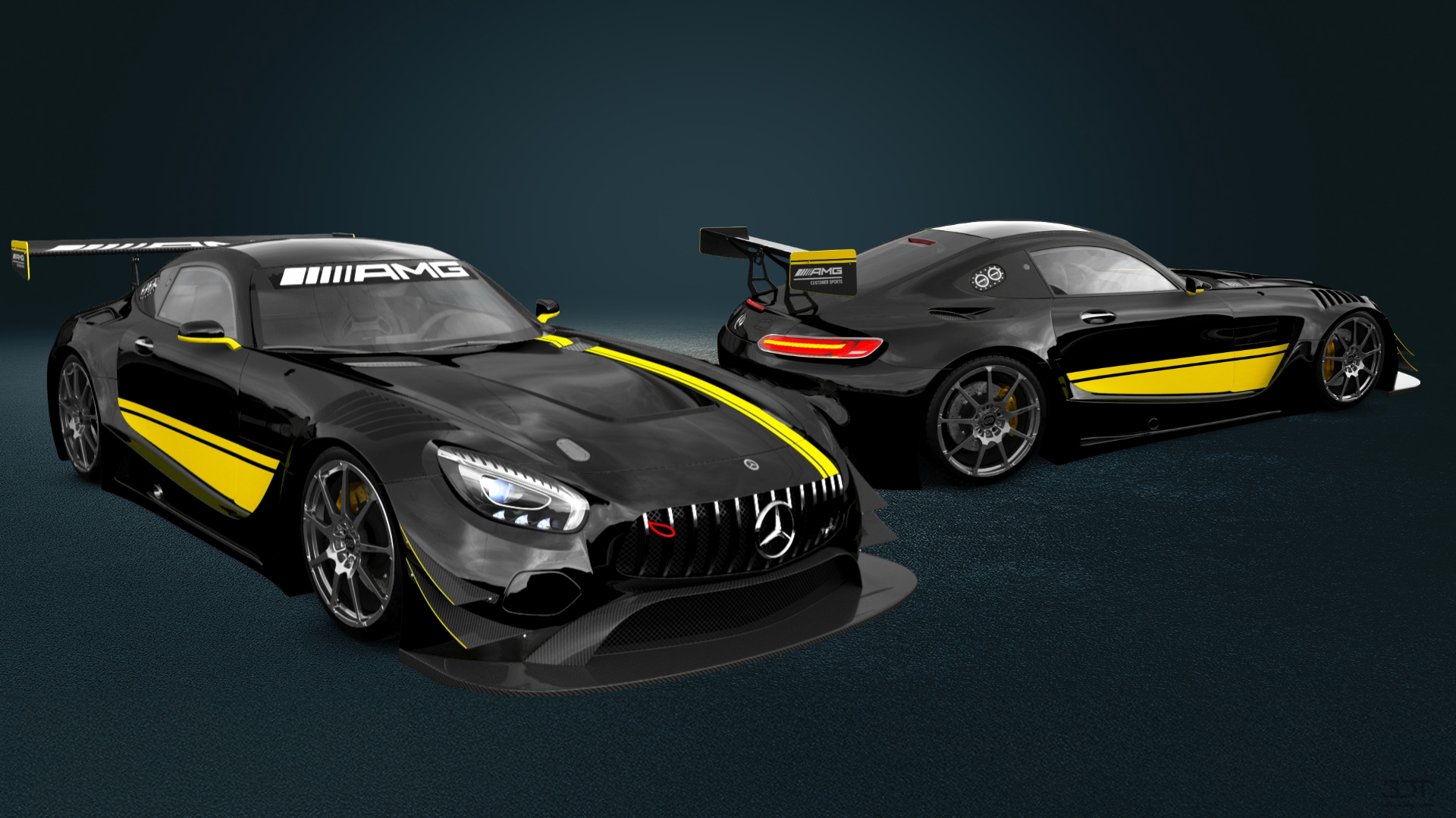 Mercedes AMG GT 2 door fastback coupe 2015 tuning