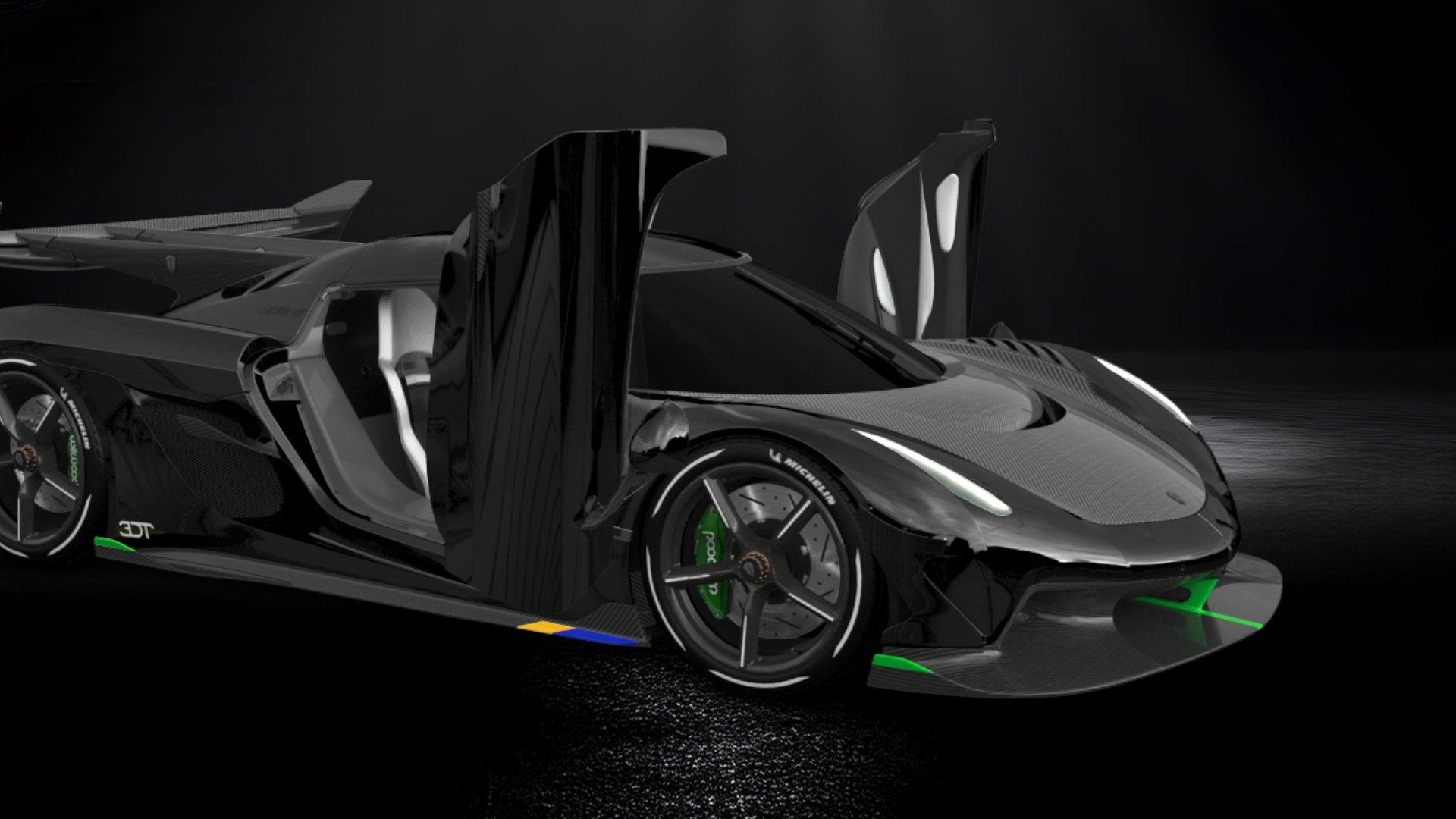Koenigsegg Jesko 2 door targa top 2020
