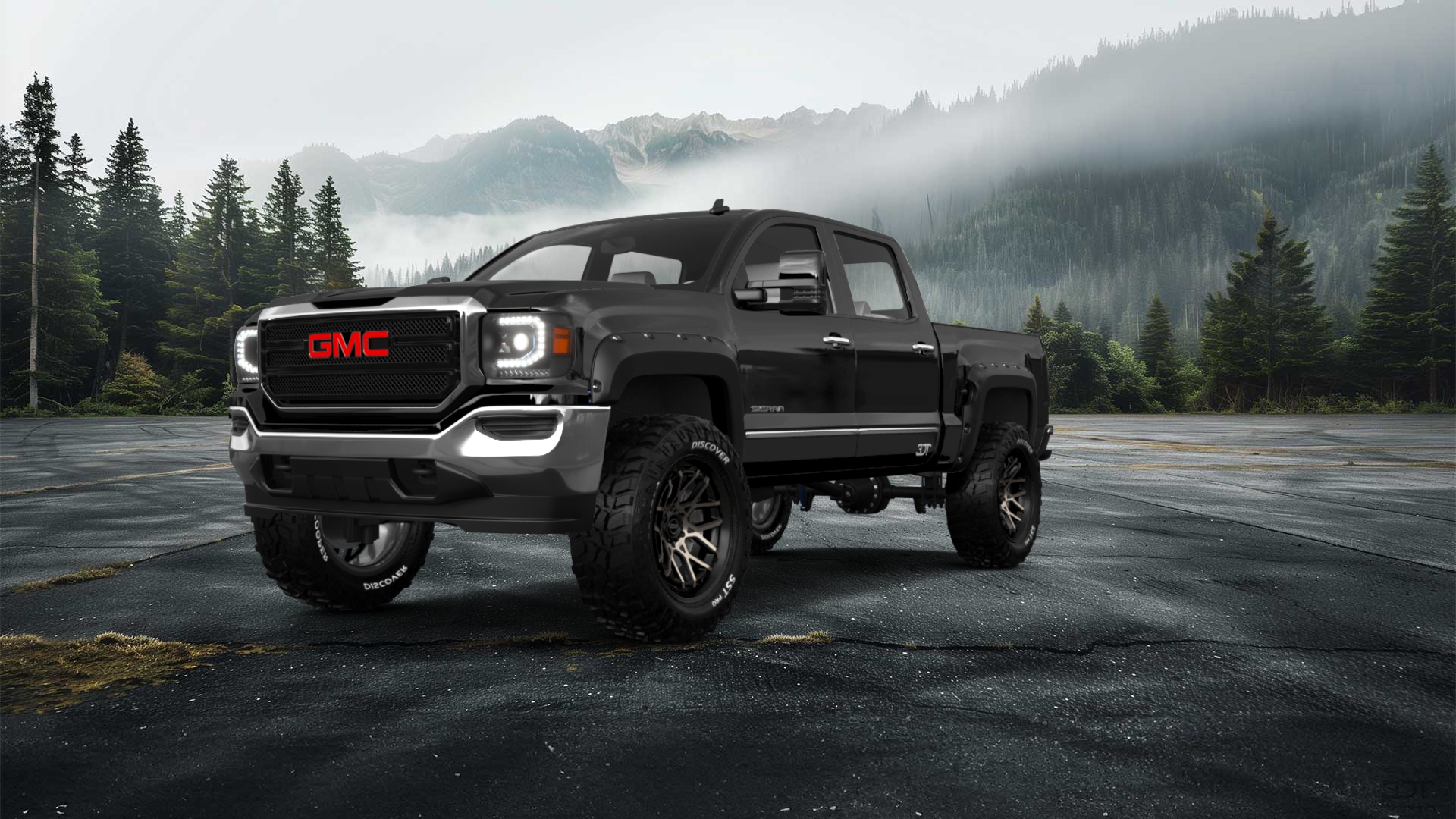 GMC Sierra 1500 Crew Cab 4 Door pickup truck 2016 tuning