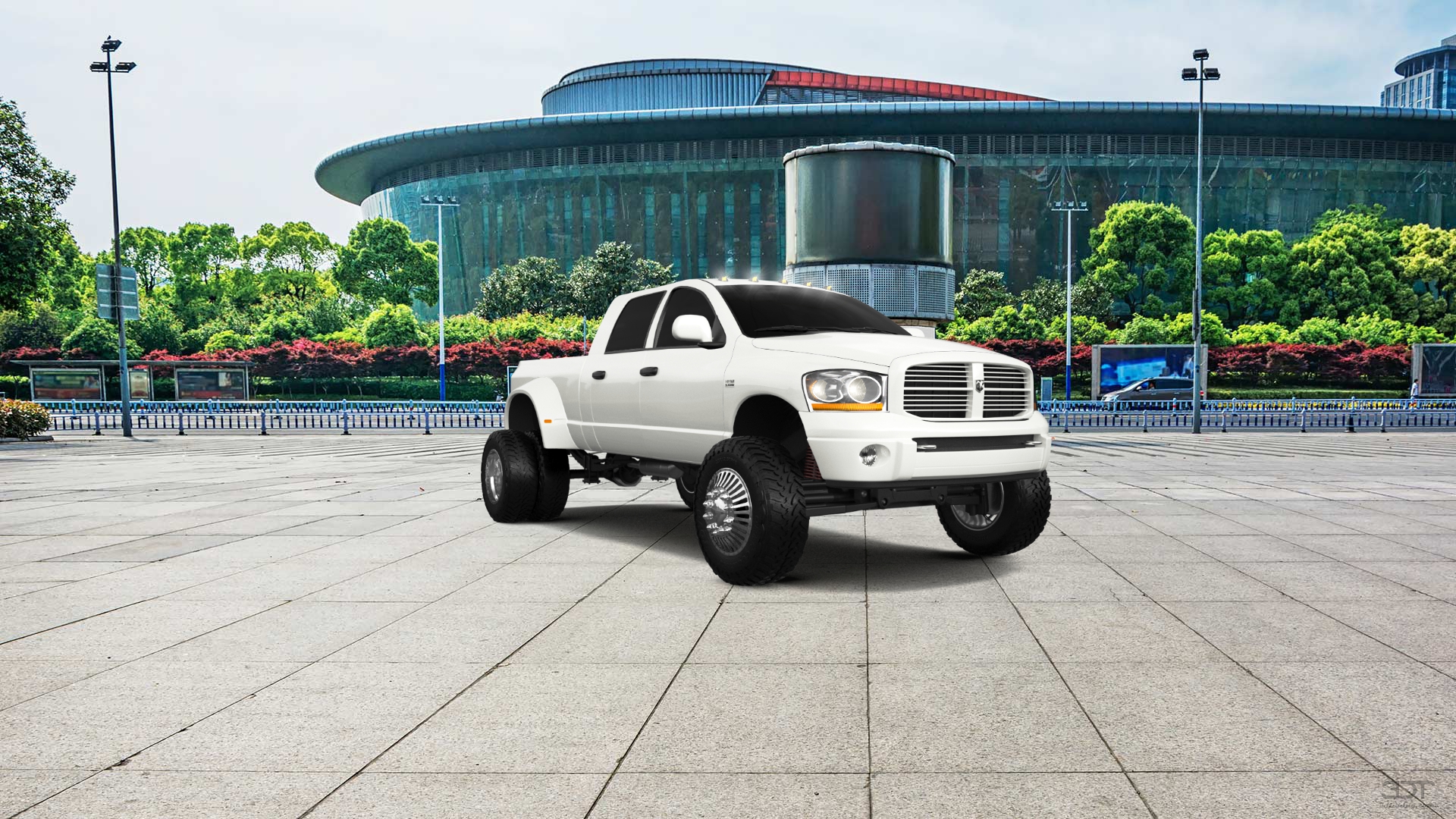 Dodge Ram 3500 Dually 4 Door pickup truck 2007