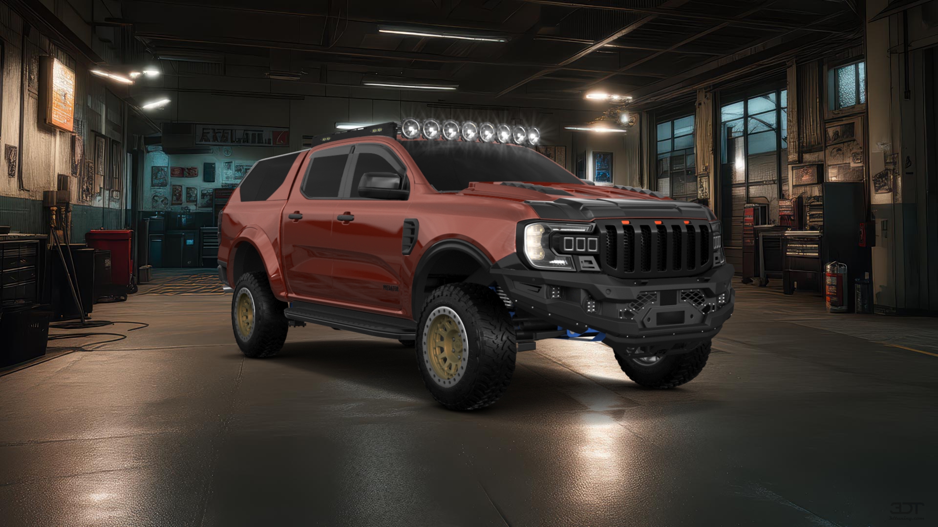 Ford Ranger 4 Door pickup truck 2022 tuning