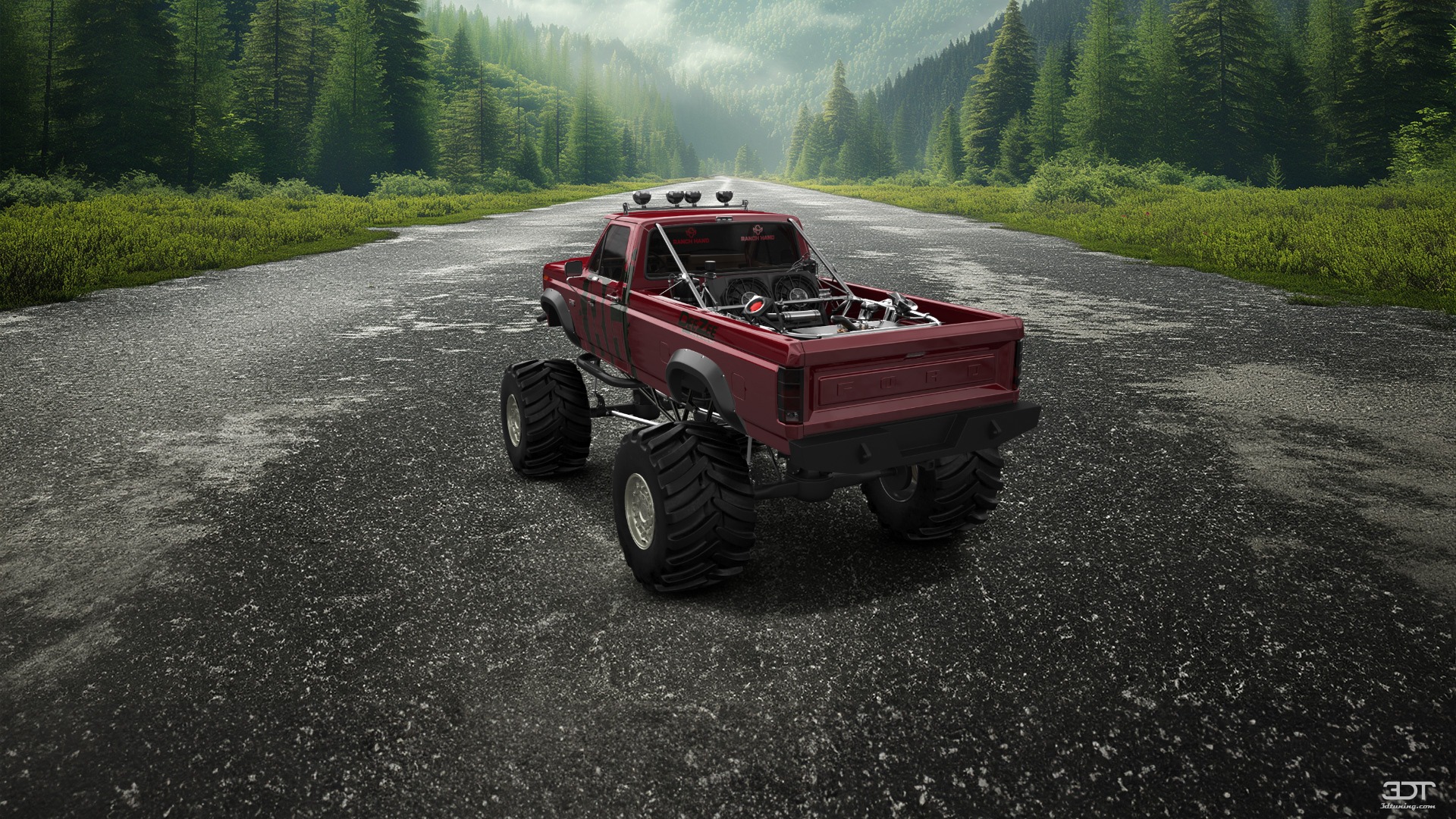 Ford F-150 2 Door pickup truck 1986 tuning