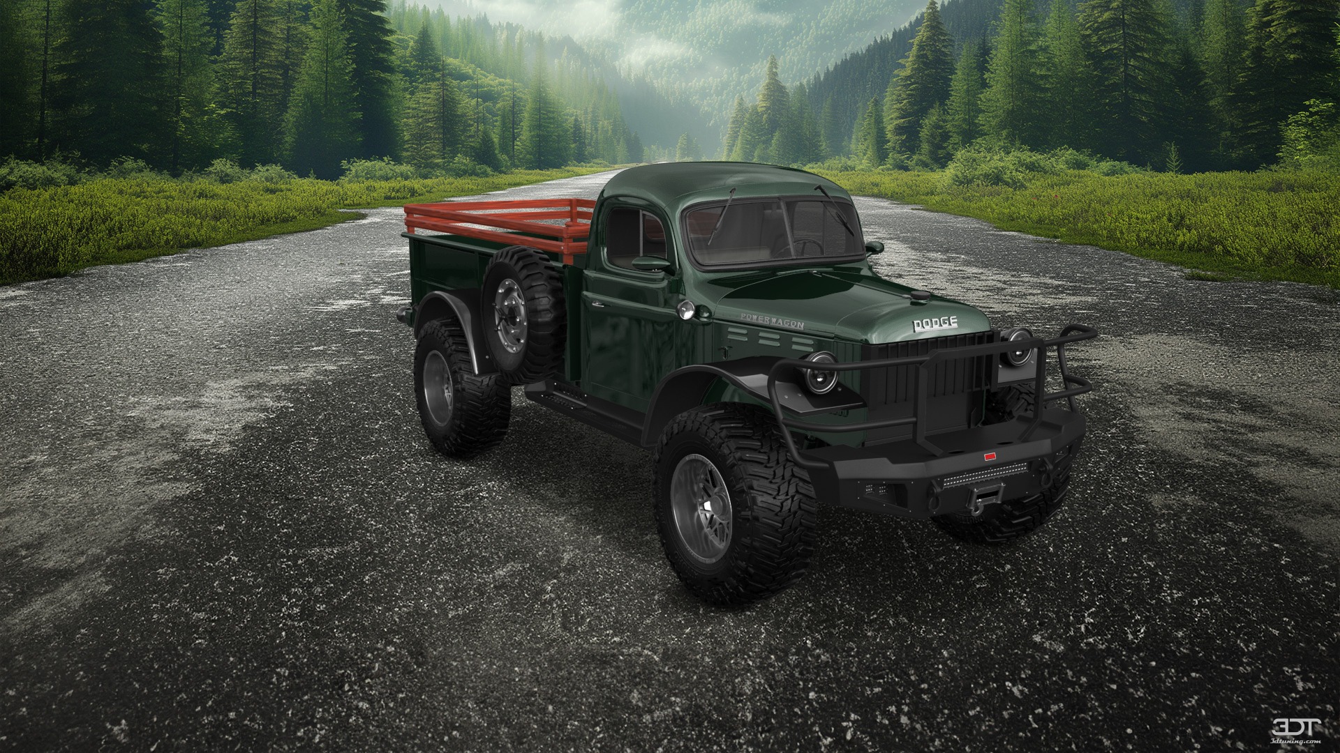 Dodge Power Wagon 2 Door pickup truck 1947 tuning