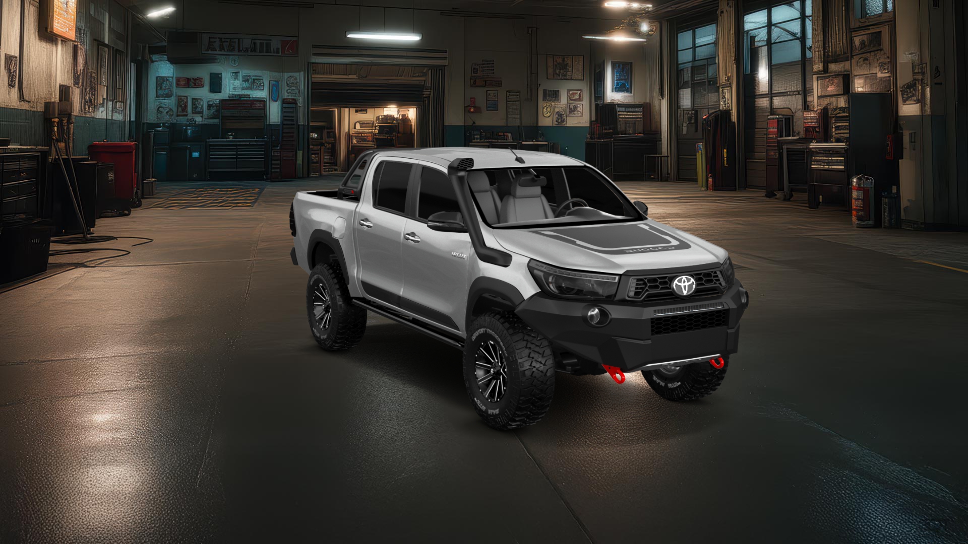 Toyota Hilux Double Cab 4 Door pickup truck 2015 tuning