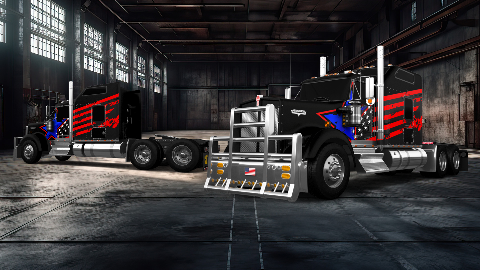Kenworth W900 Sleeper Cab Truck 2015