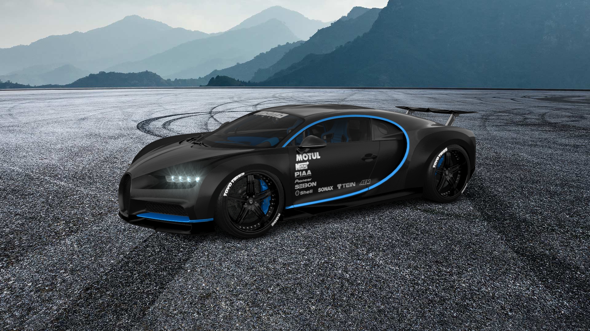 Bugatti Chiron 2 Door Coupe 2016 tuning