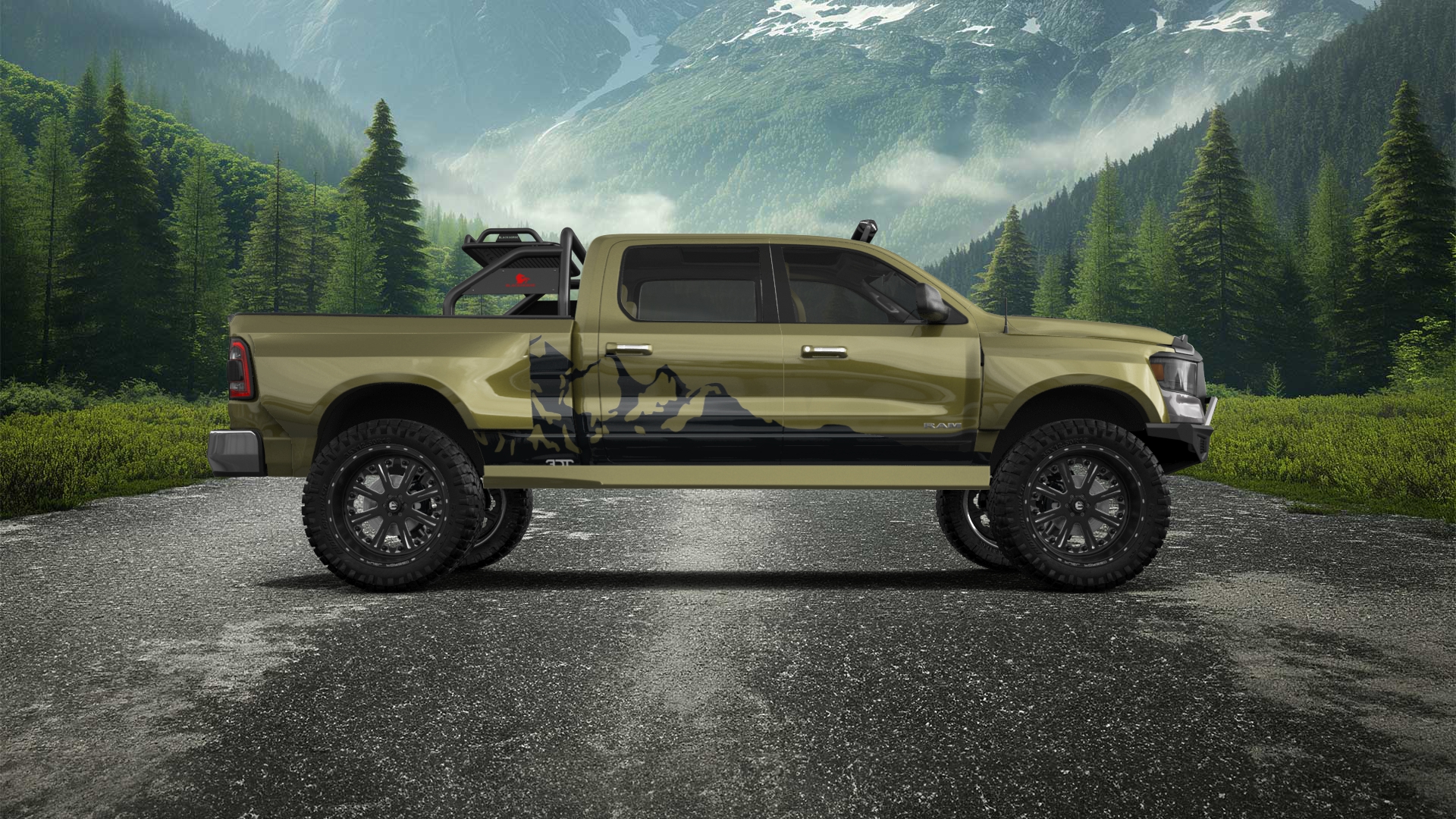 Dodge Ram 1500 Crew Cab 6.4' box 4 Door Truck 2020