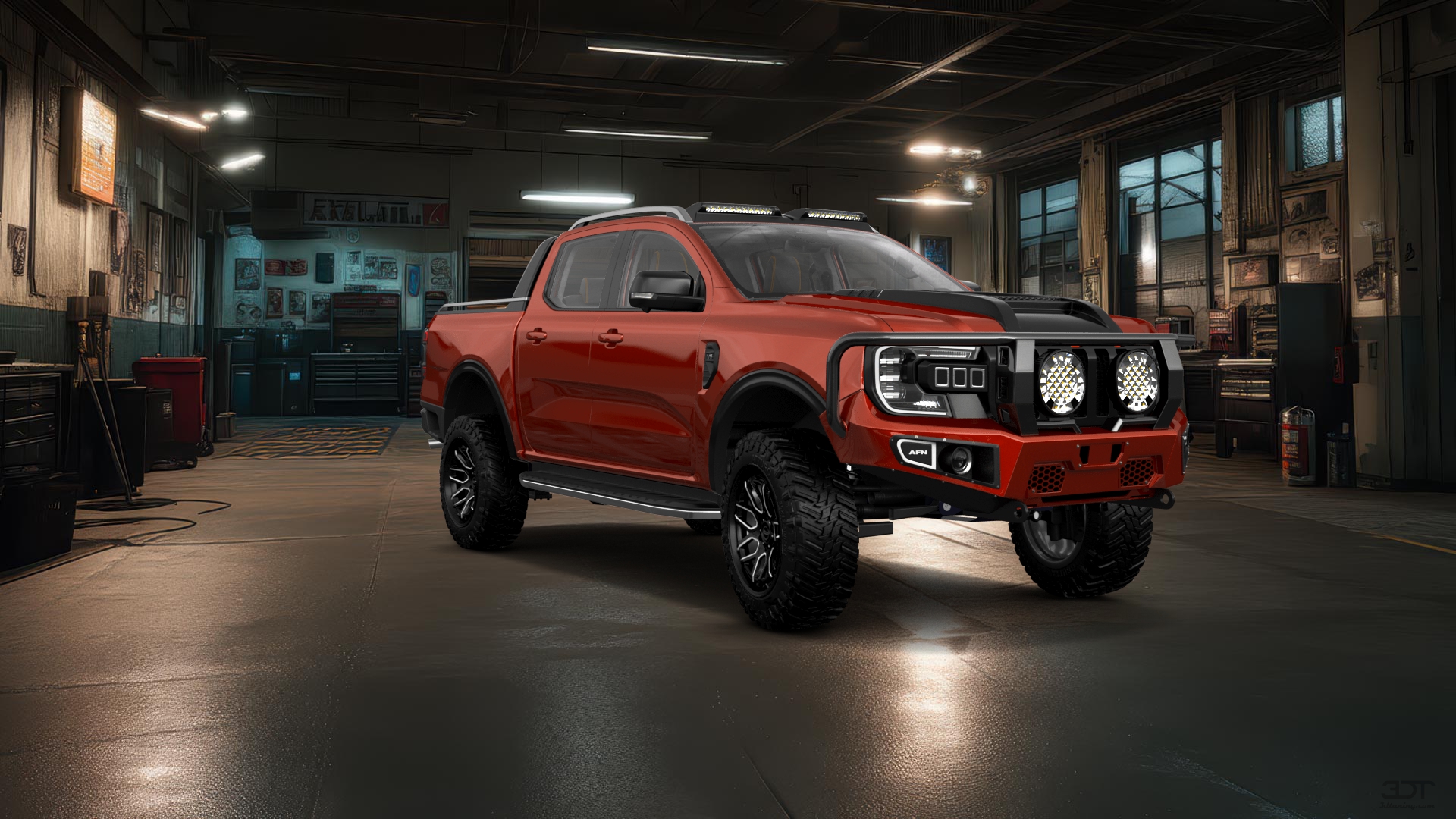 Ford Ranger 4 Door pickup truck 2022 tuning