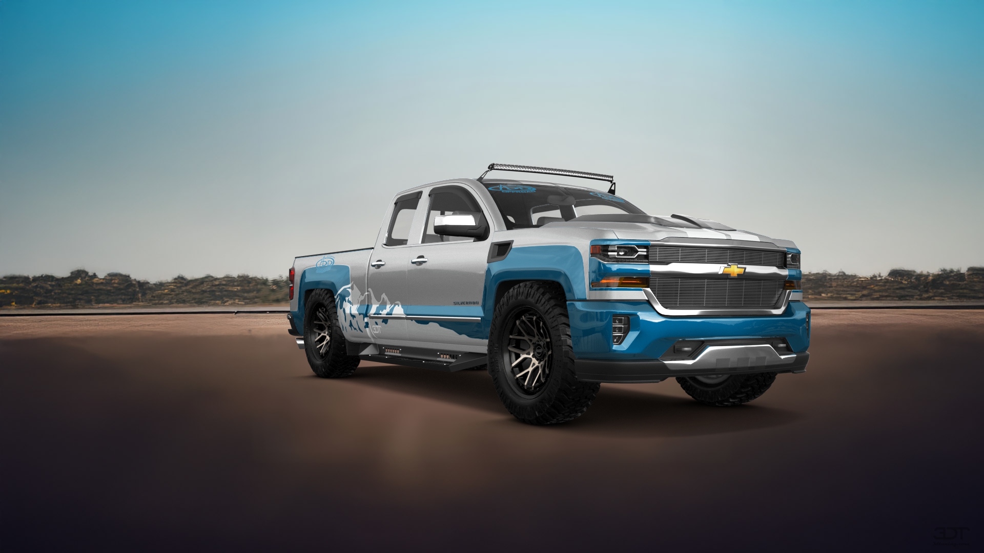 Chevrolet Silverado 1500 6.5 ft box 4 Door pickup truck 2016 tuning