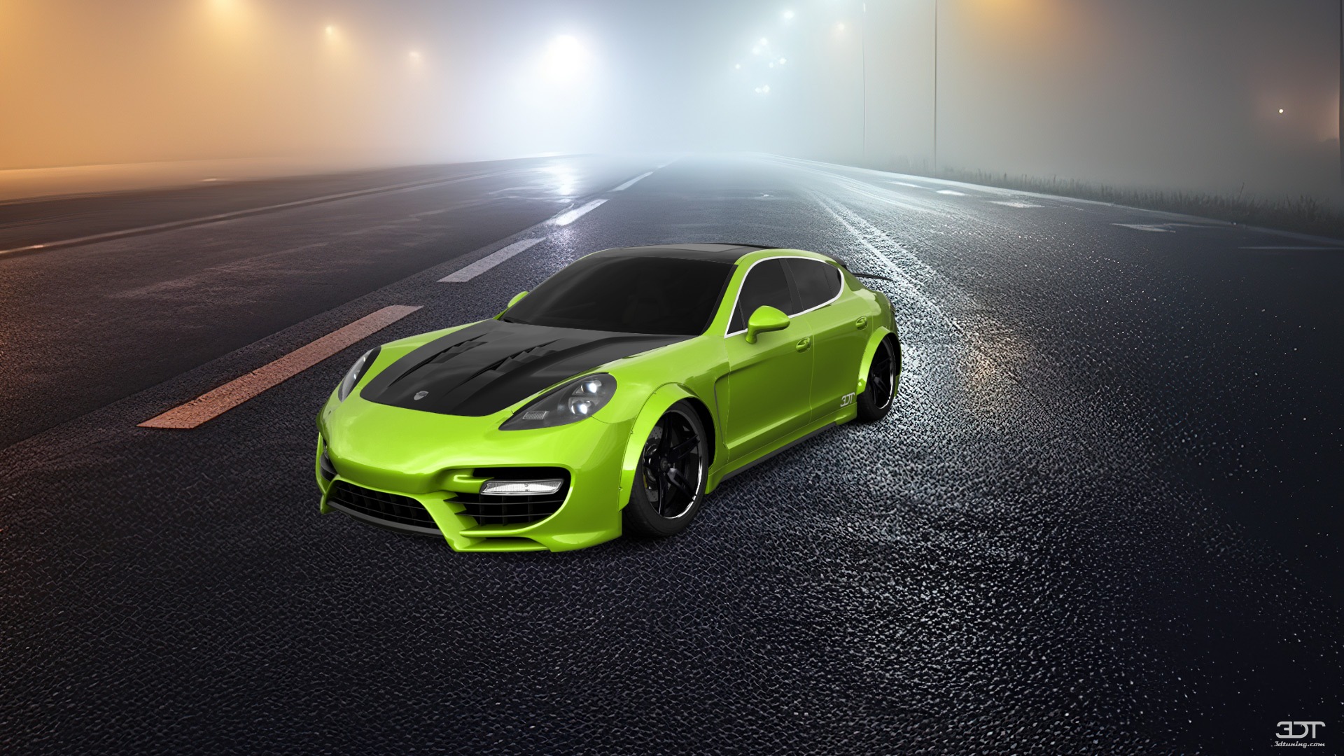 Porsche Panamera 4 door fastback saloon 2011 tuning