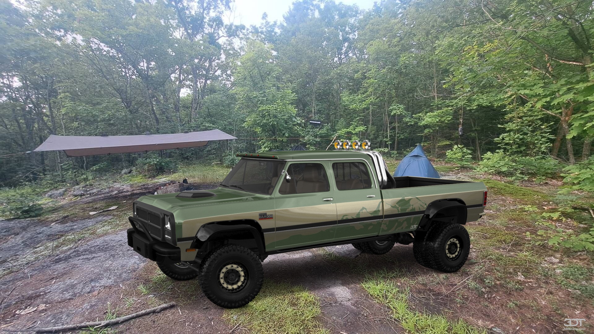 Dodge Ram 350 4 Door pickup truck 1991 Images