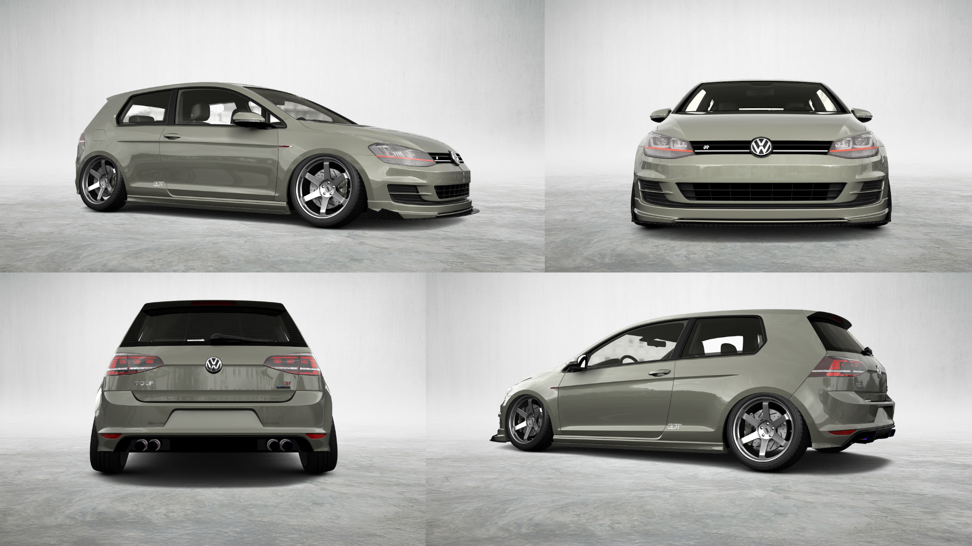 Volkswagen Golf 7 3 Door Hatchback 2013 tuning