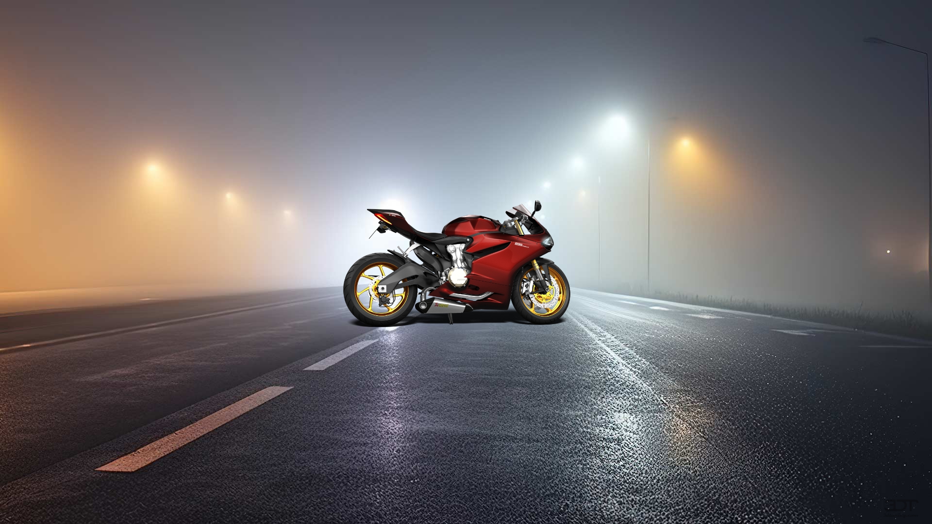 Ducati 899 Panigale Sport Bike 2015 tuning