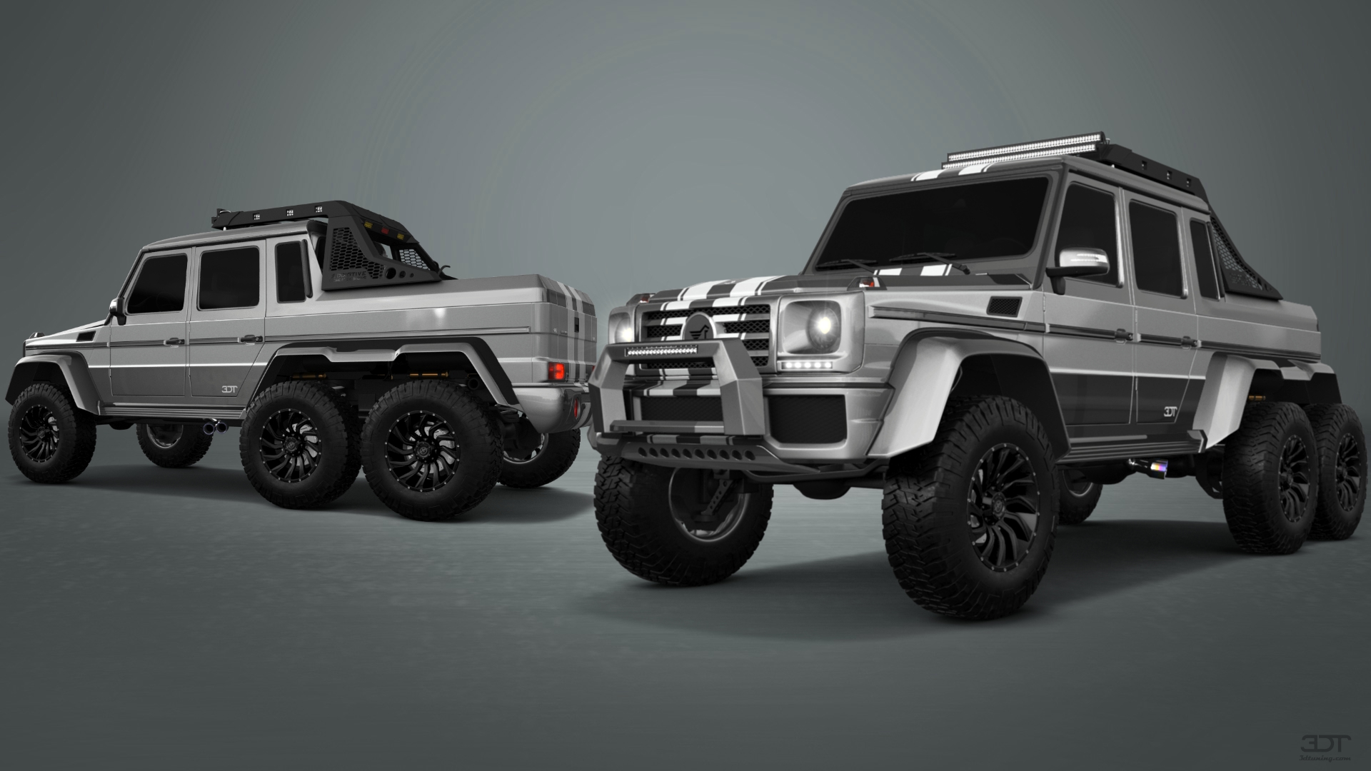Mercedes G 63 AMG 6x6 4 Door pickup truck 2013 tuning