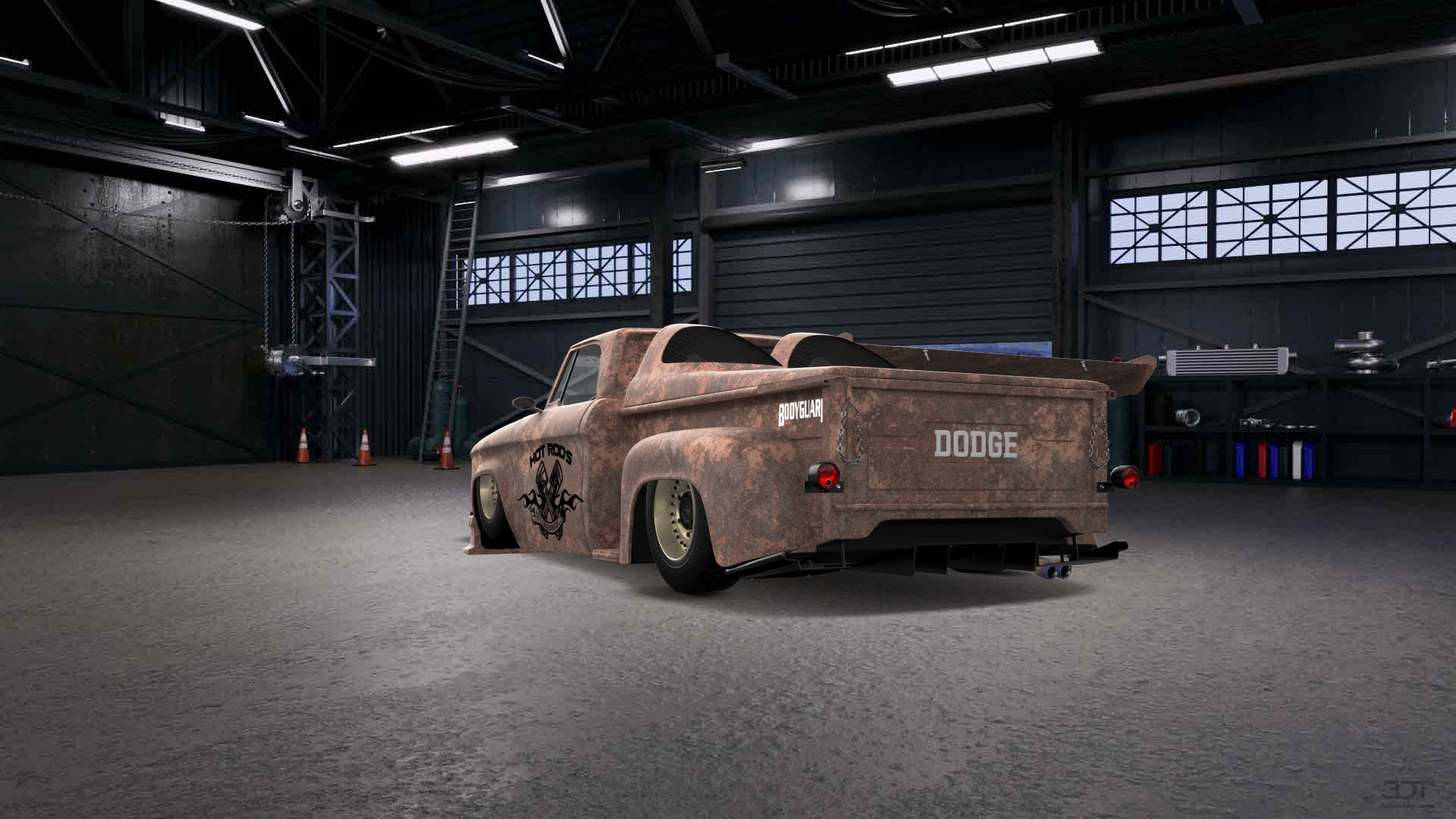 Dodge D-100 Stepside 2 Door pickup truck 1961
