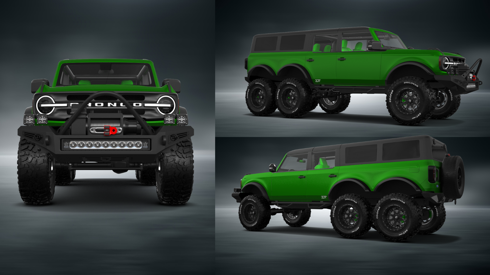 Ford Bronco 6X6 4 Door pickup truck 2021