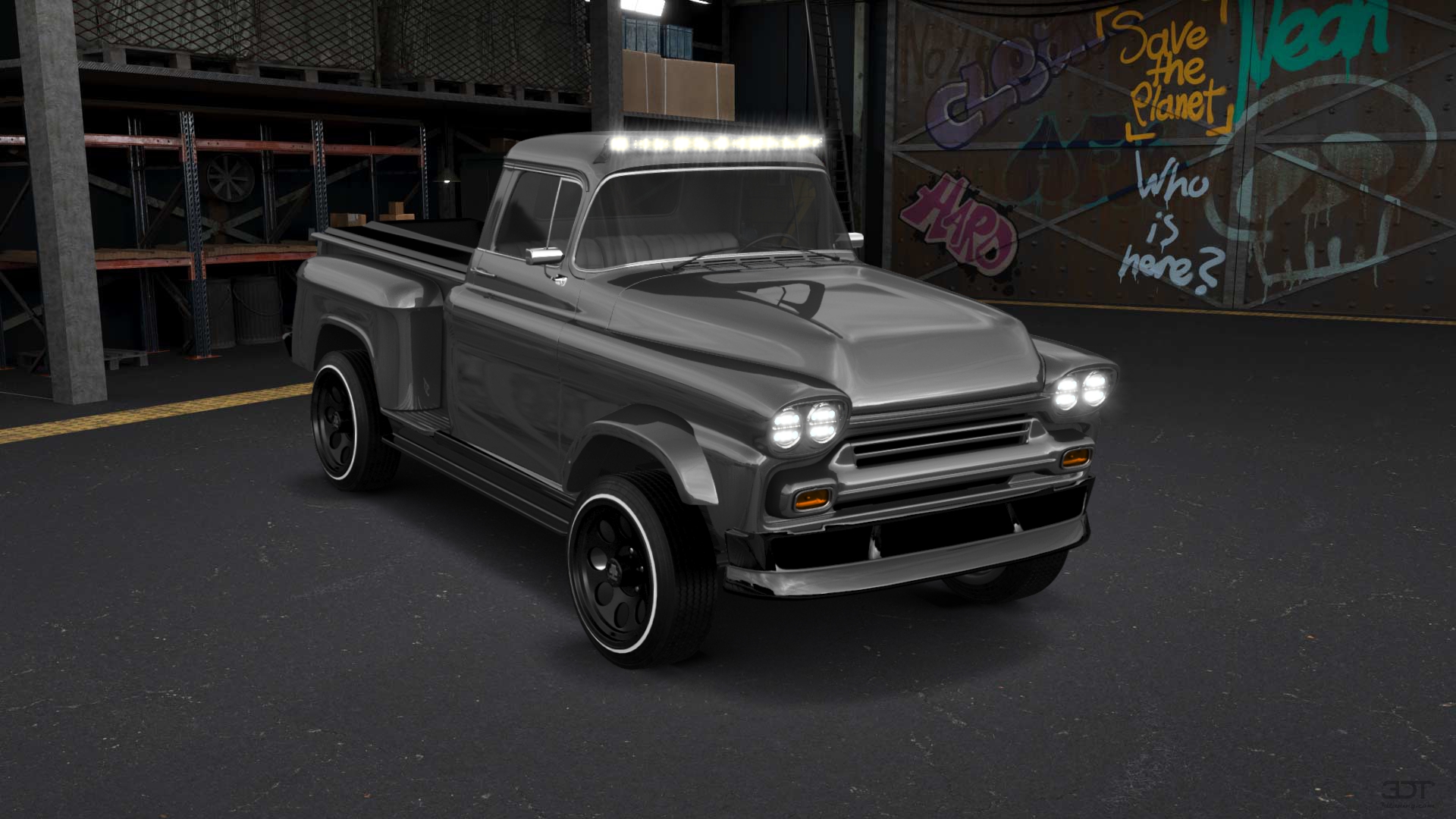 Chevrolet Apache Stepside 2 Door pickup truck 1959 tuning