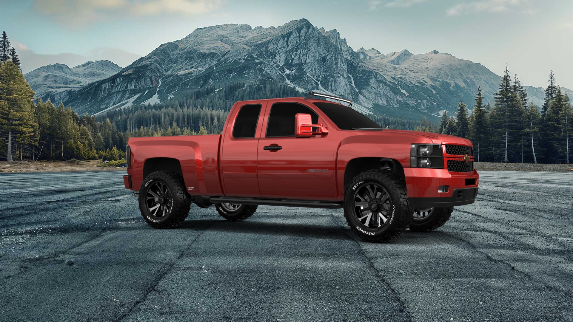 Chevrolet Silverado 2500 HD Extended Cab Pickup Truck 2007