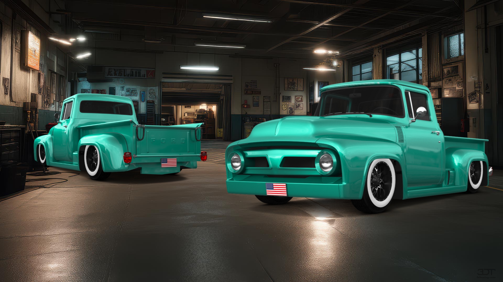 Ford F-100 2 Door truck 1956 tuning
