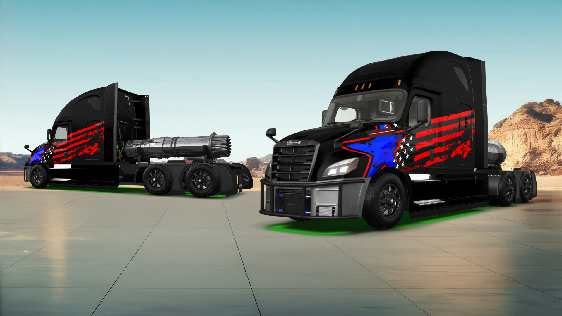 Freightliner Cascadia Sleeper Cab Truck 2018 tuning