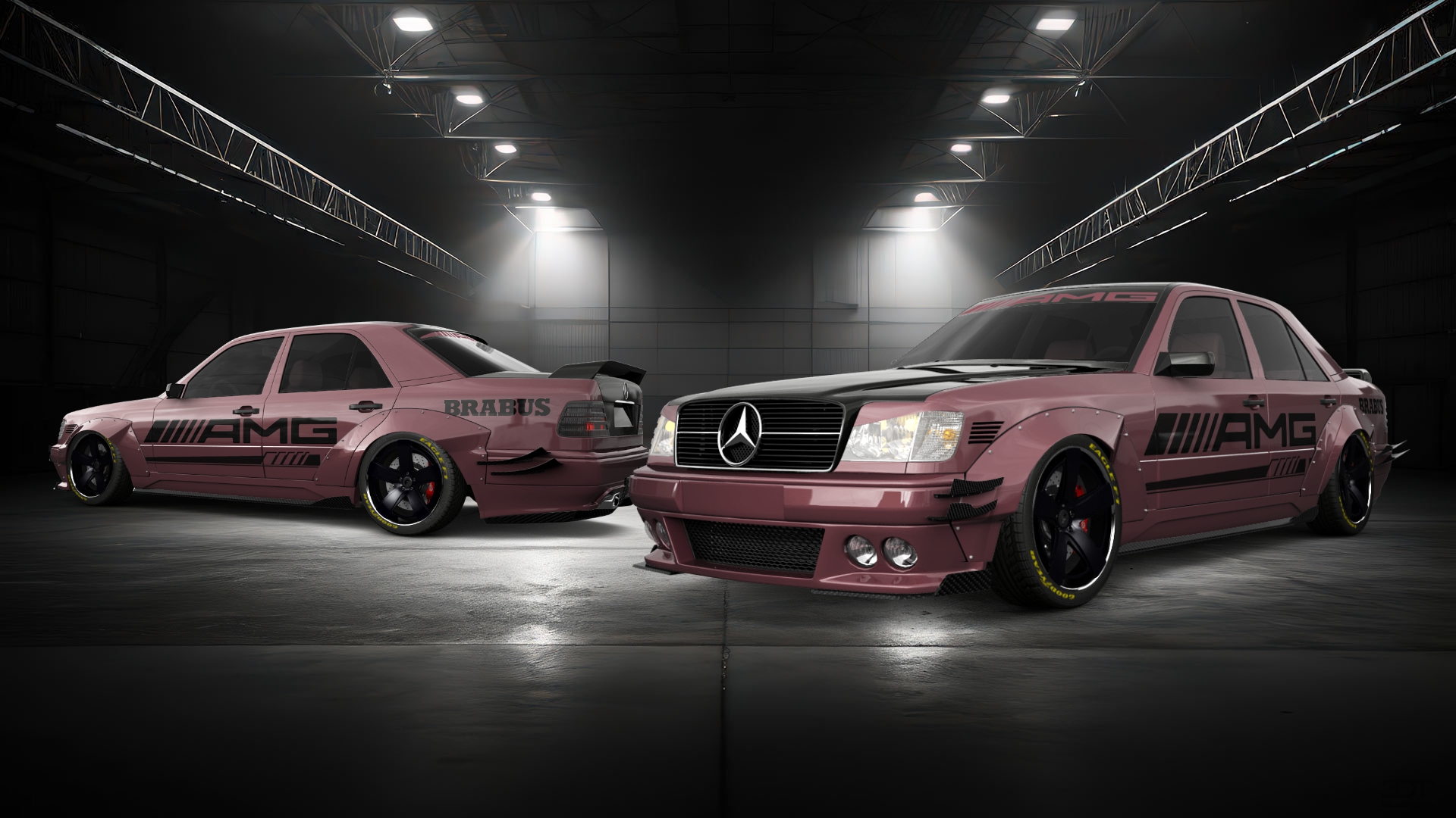 Mercedes E-Class Sedan 1984 tuning
