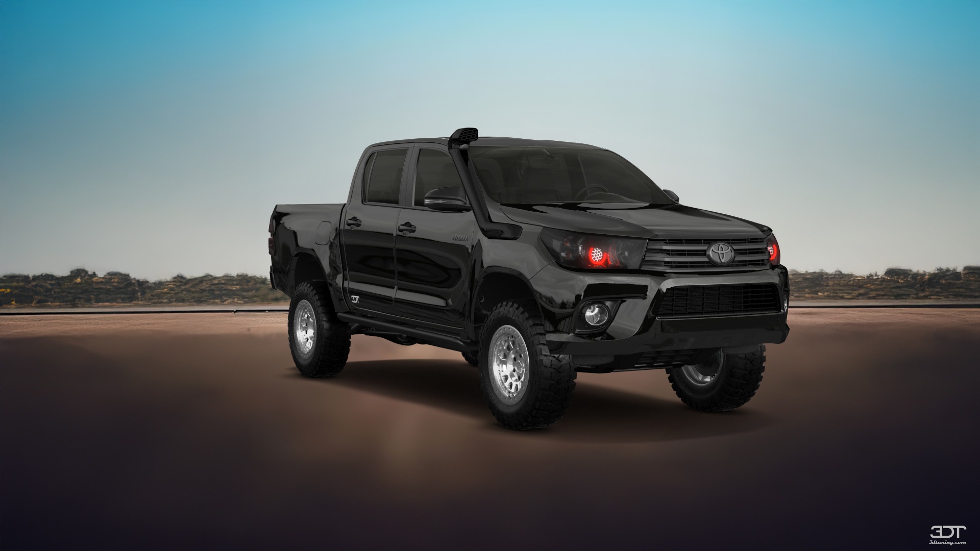 Toyota Hilux Double Cab 4 Door pickup truck 2015 tuning