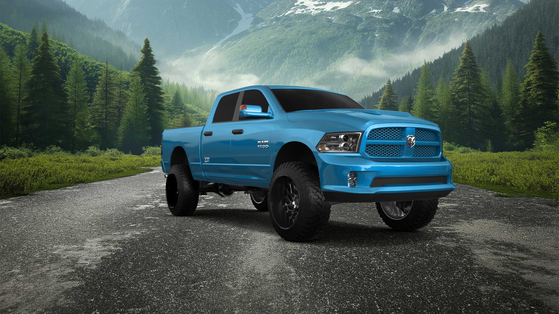 Dodge Ram 1500 6.4 ft box 4 Door pickup truck 2013 tuning