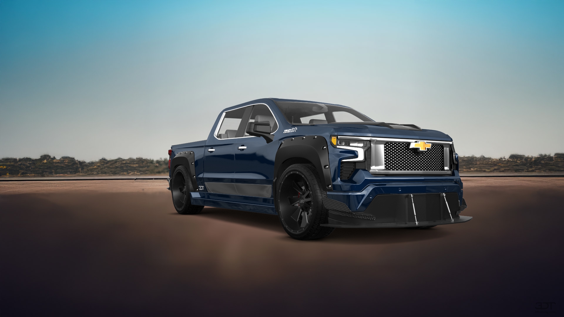 Chevrolet Silverado 1500 Crew Cab 5.8 ft box 4 Door pickup truck 2023 tuning