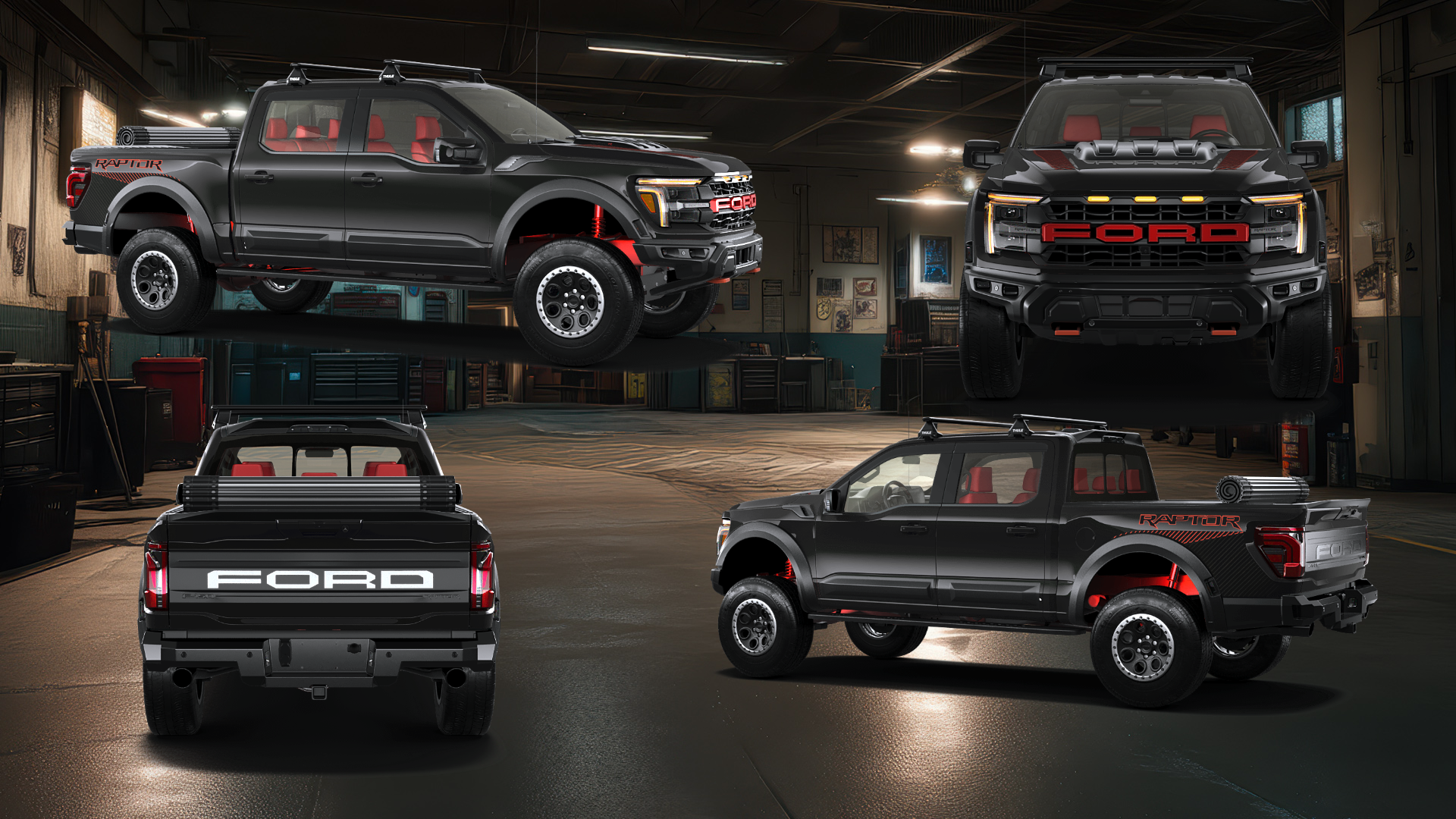 Tuning Ford F-150 Raptor 4 Door pickup truck 2024