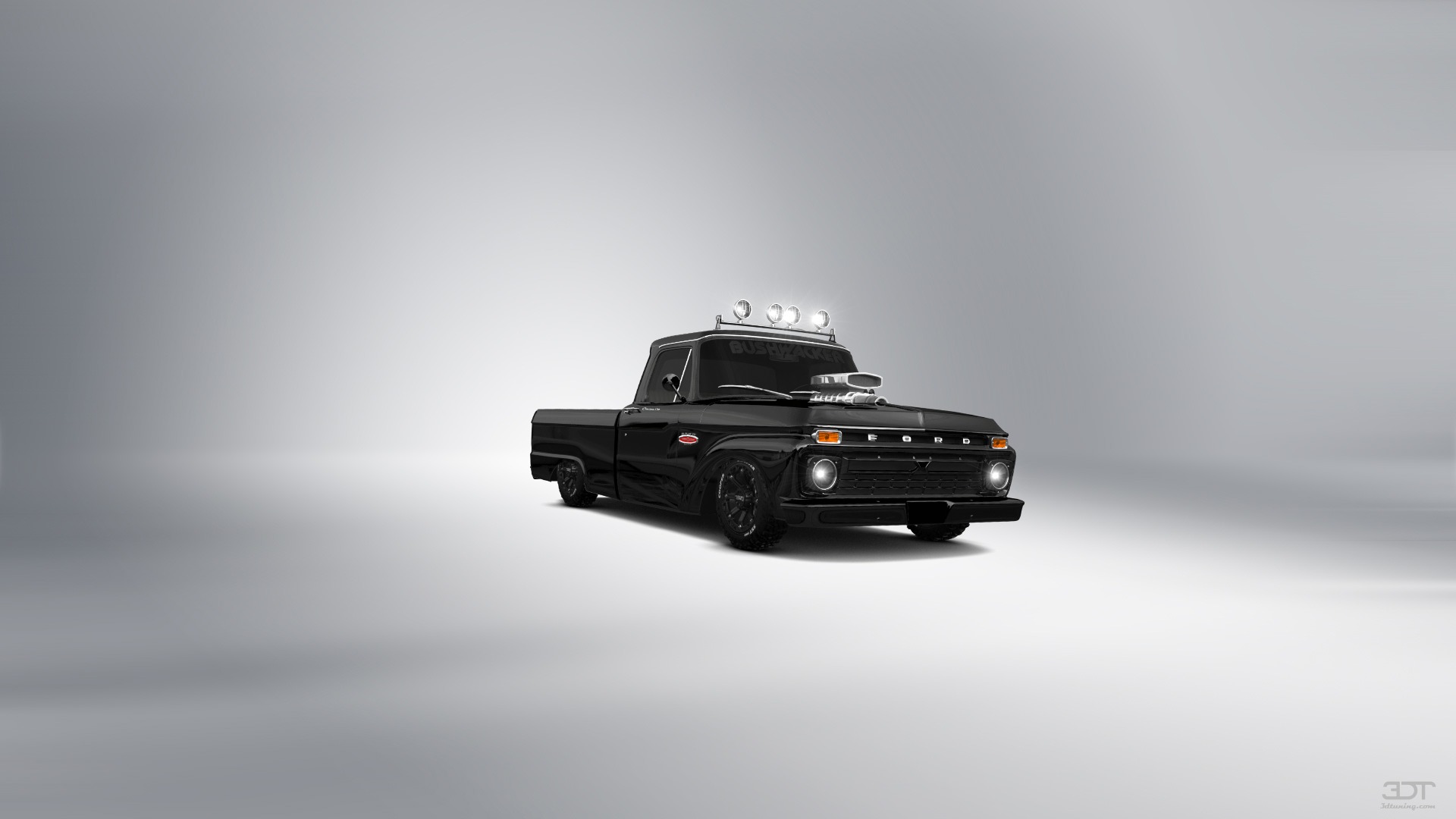 Ford F-100 Custom Cab 2 Door pickup truck 1966