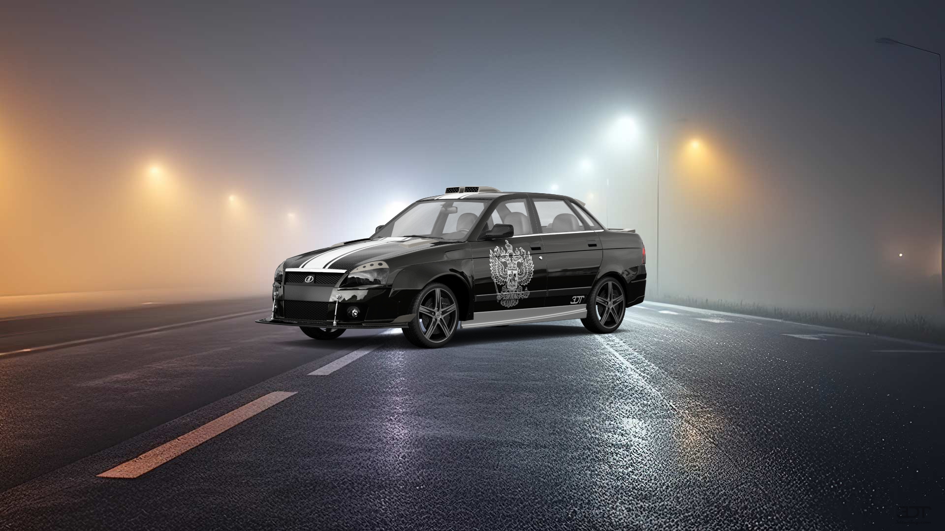 Lada Priora 2170 Sedan 2012 tuning