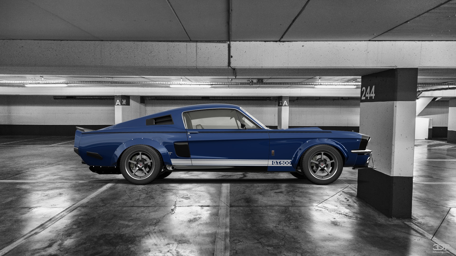 Mustang GT500 2 Door Coupe 1968
