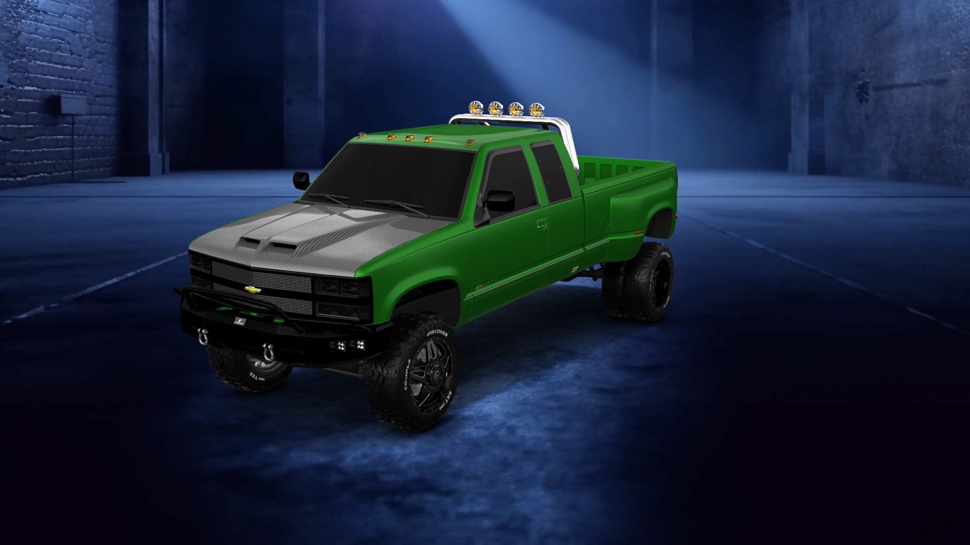 Chevrolet K3500 Extended Cab Pickup Truck 1988