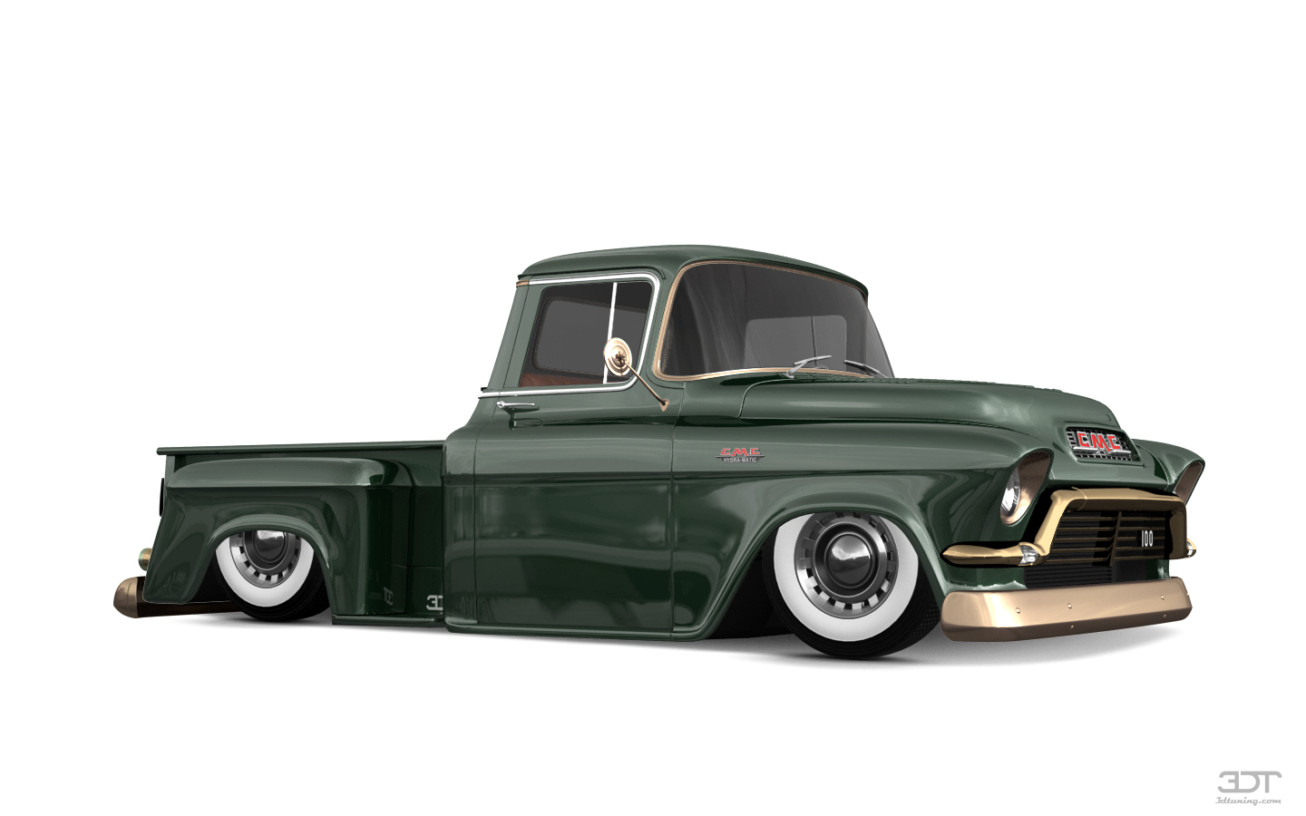 Tuning GMC 100 Stepside 2 Door pickup truck 1957
