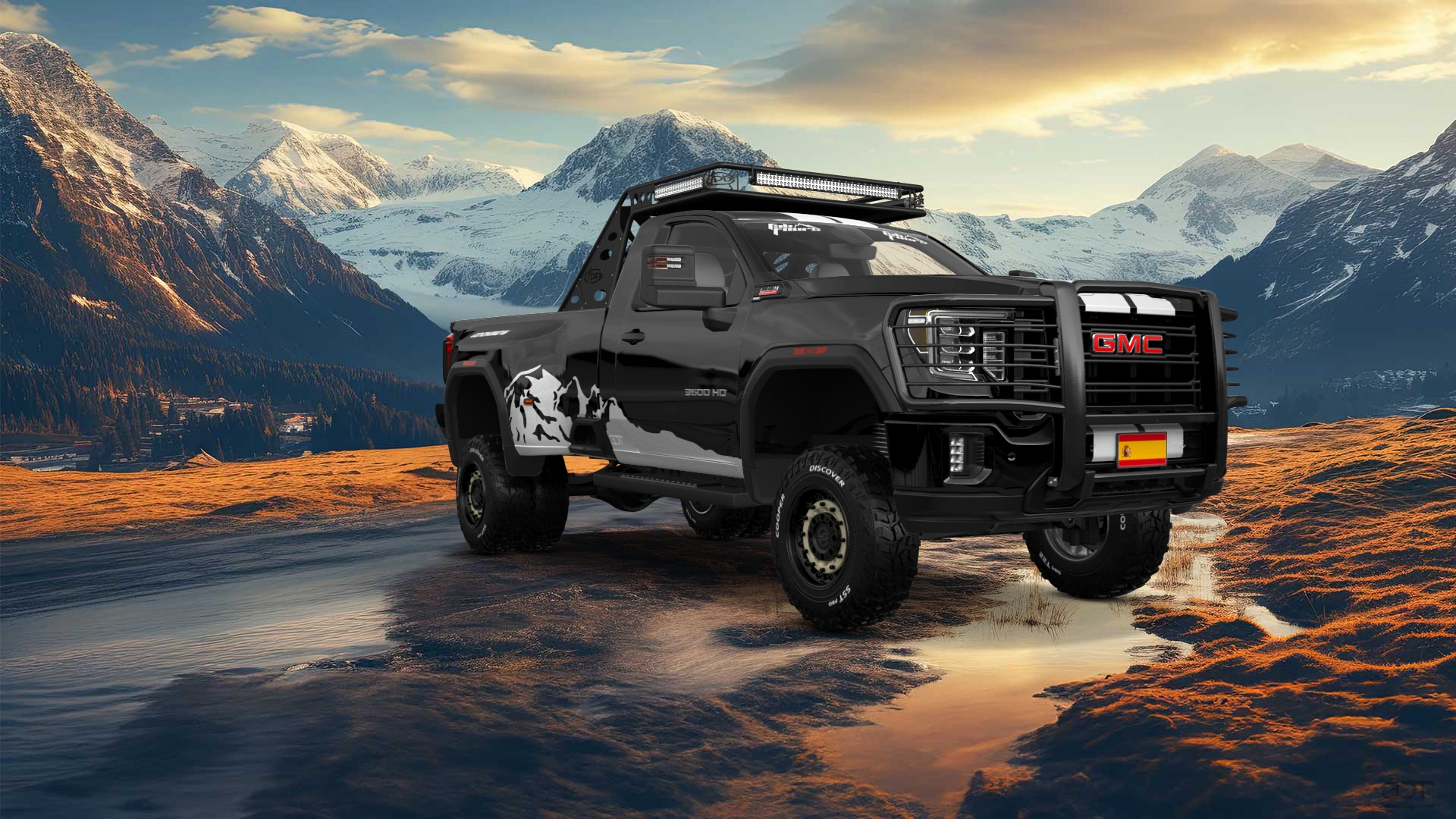 GMC Sierra 3500 HD 2 Door pickup truck 2020 tuning