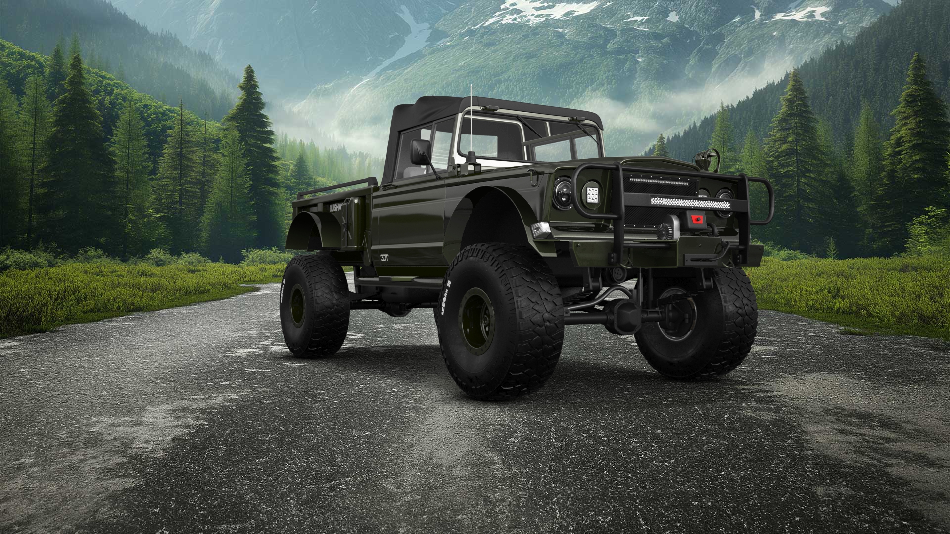 Jeep Kaiser M715 2 Door pickup truck 1968 tuning