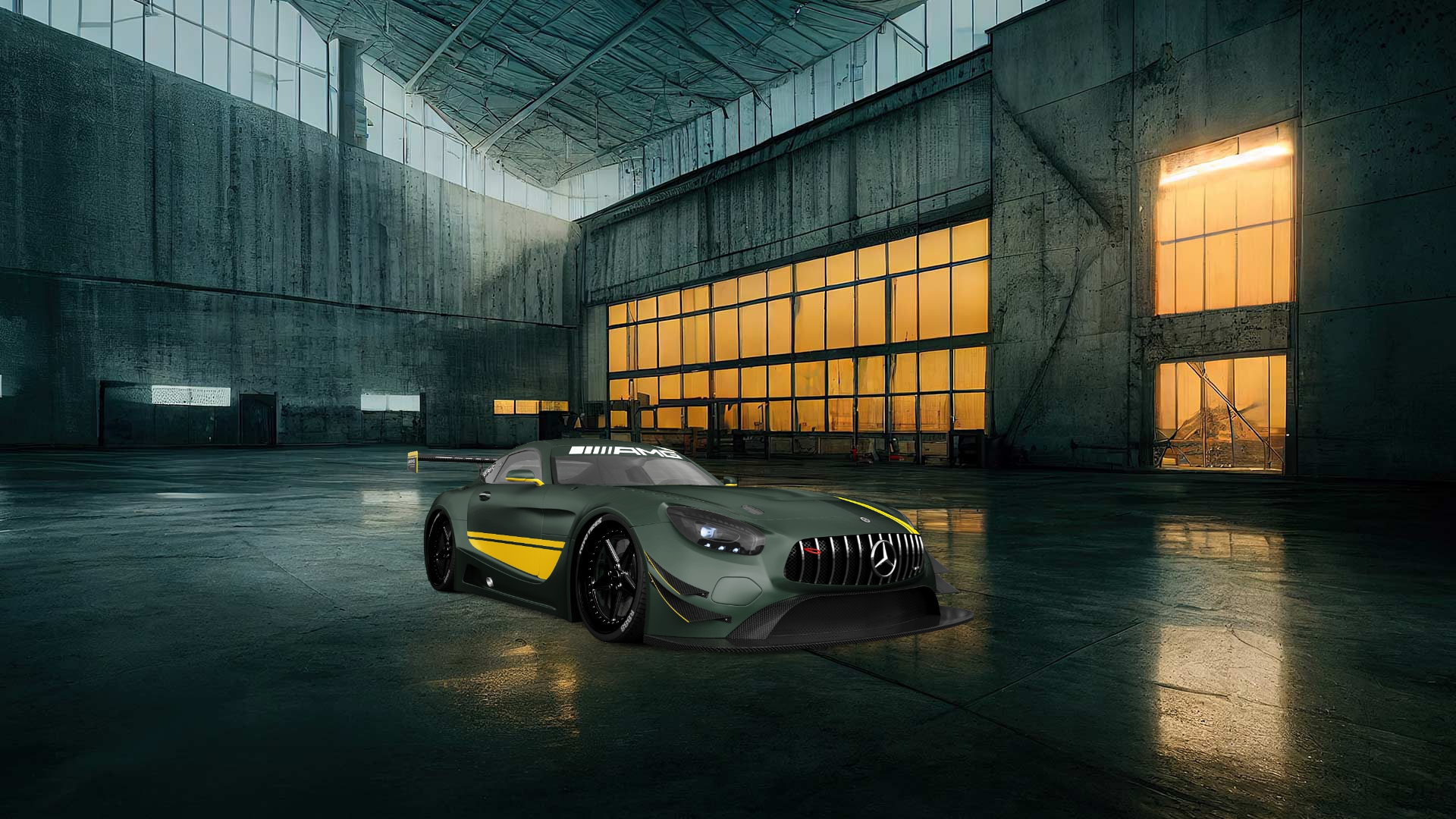 Mercedes AMG GT 2 door fastback coupe 2016 tuning