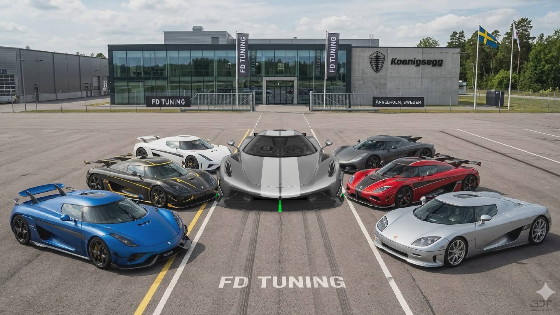 Koenigsegg Jesko 2 door targa top 2020 tuning