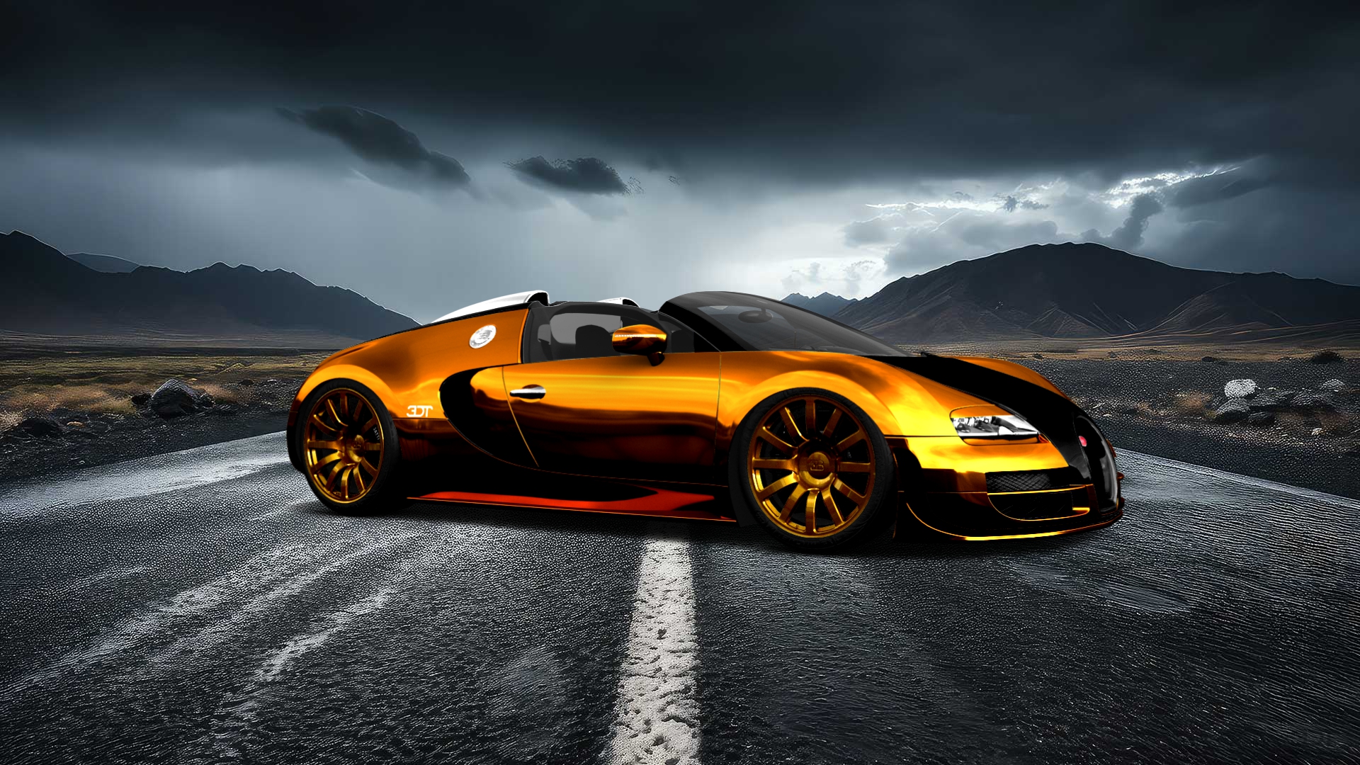 Bugatti Veyron 16.4 Grand Sport Vitesse 2 door targa top 2012 tuning