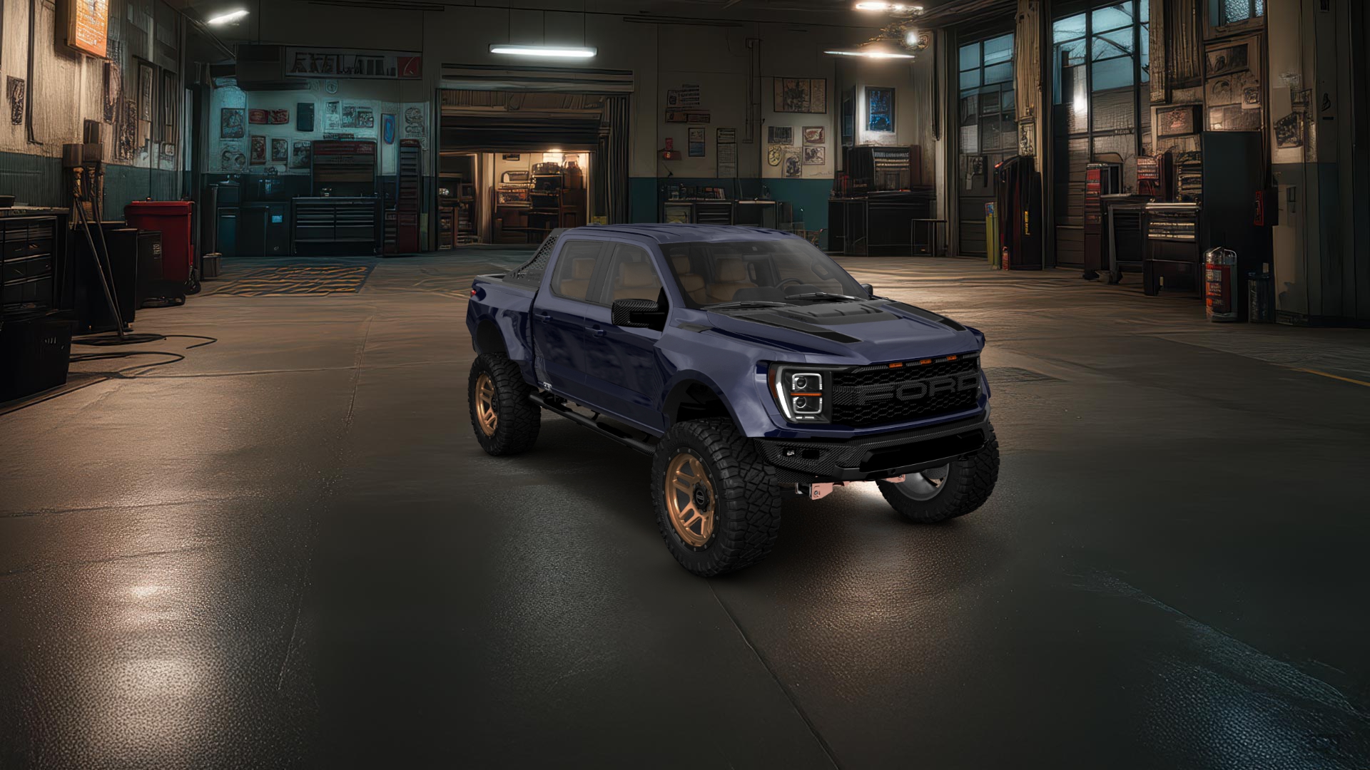 Ford F-150 Raptor 4 Door pickup truck 2021 tuning