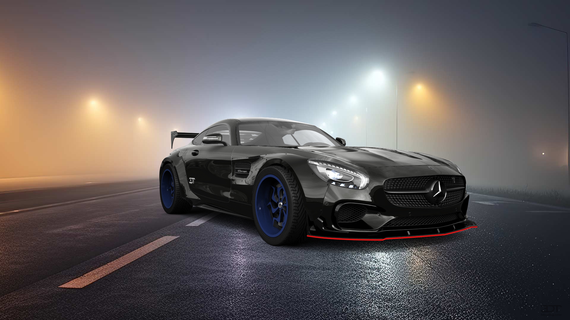 Mercedes AMG GT 2 door fastback coupe 2016 tuning