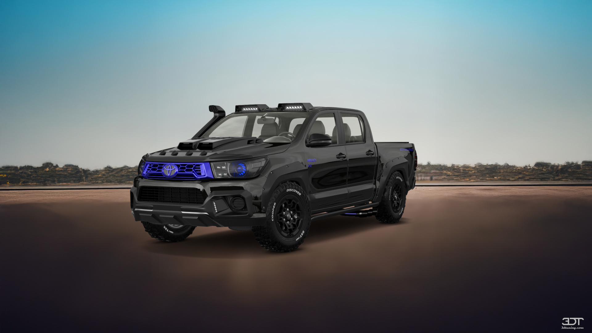 Toyota Hilux Double Cab 4 Door pickup truck 2015 tuning