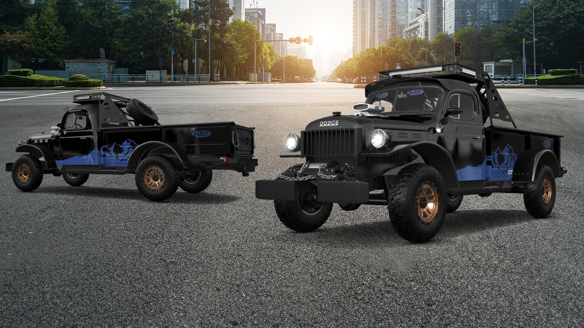 Dodge Power Wagon 2 Door pickup truck 1947