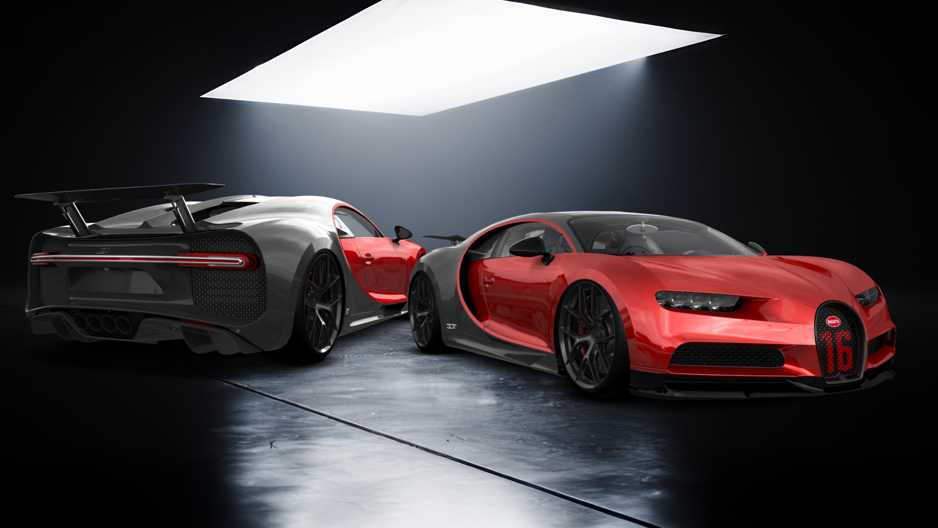 Bugatti Chiron 2 Door Coupe 2016 tuning