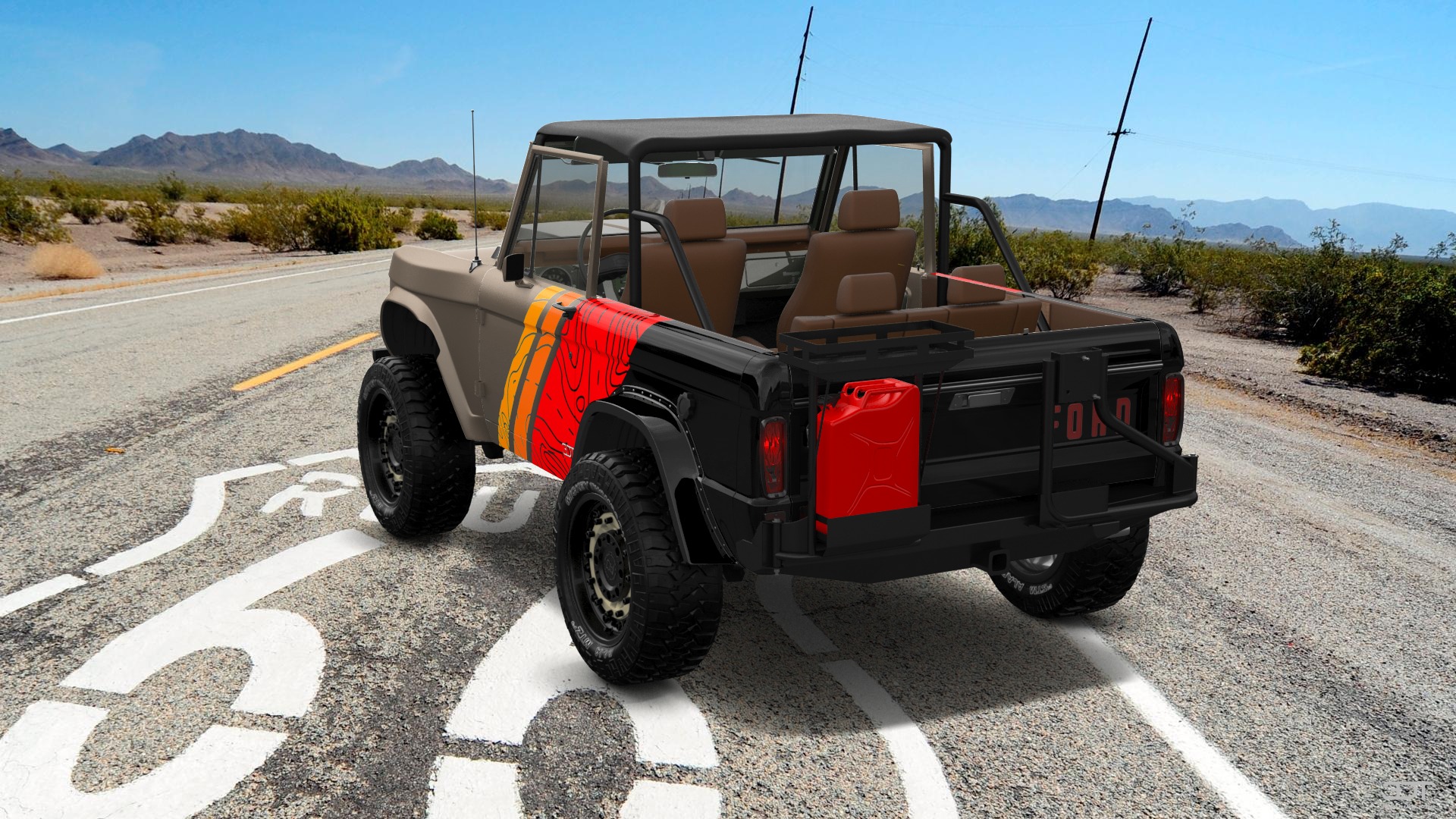Ford Bronco 3 Door SUV 1965