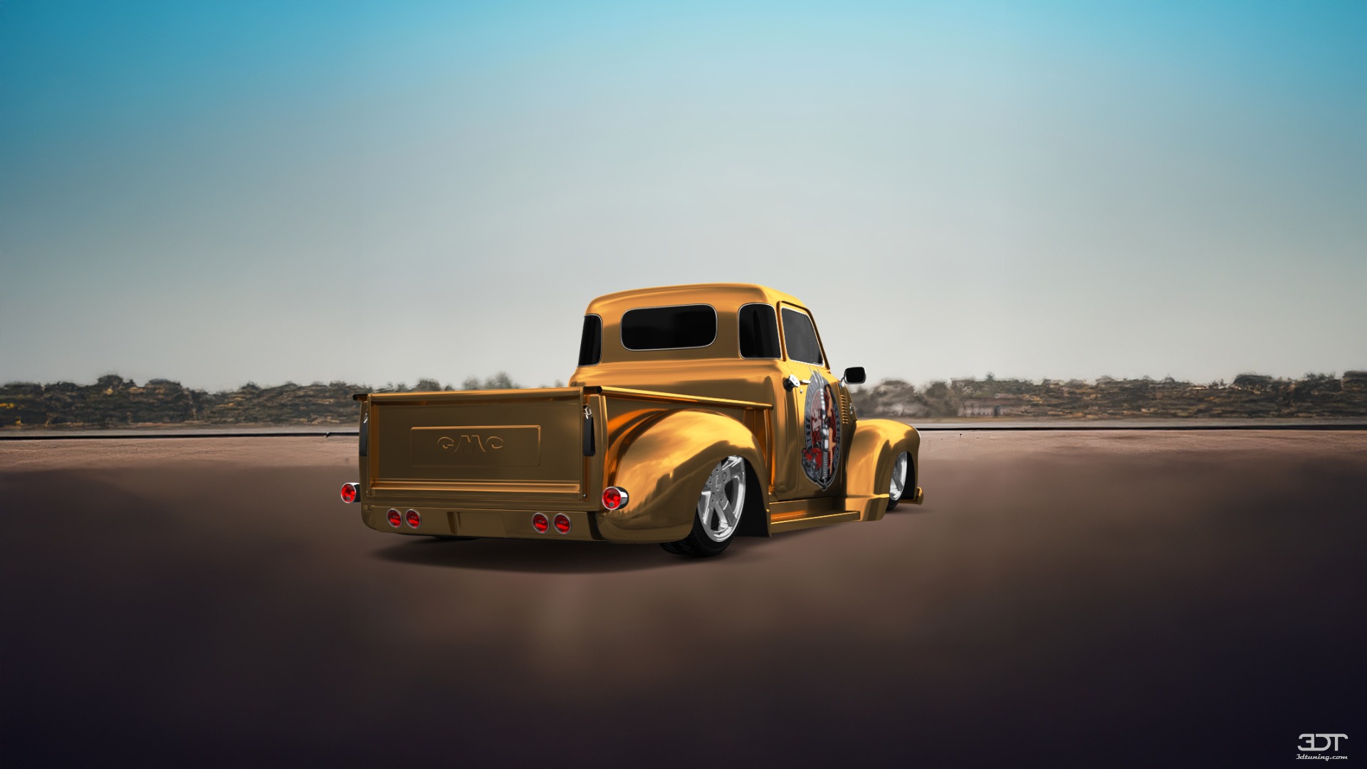 GMC 100 Stepside 2 Door pickup truck 1954 tuning
