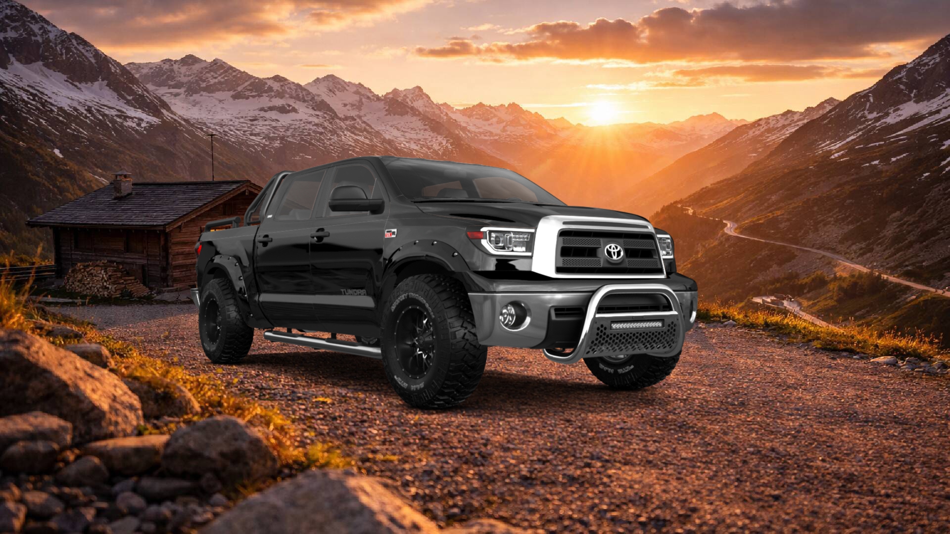 Toyota Tundra 5.5 ft box 4 Door pickup truck 2007 tuning
