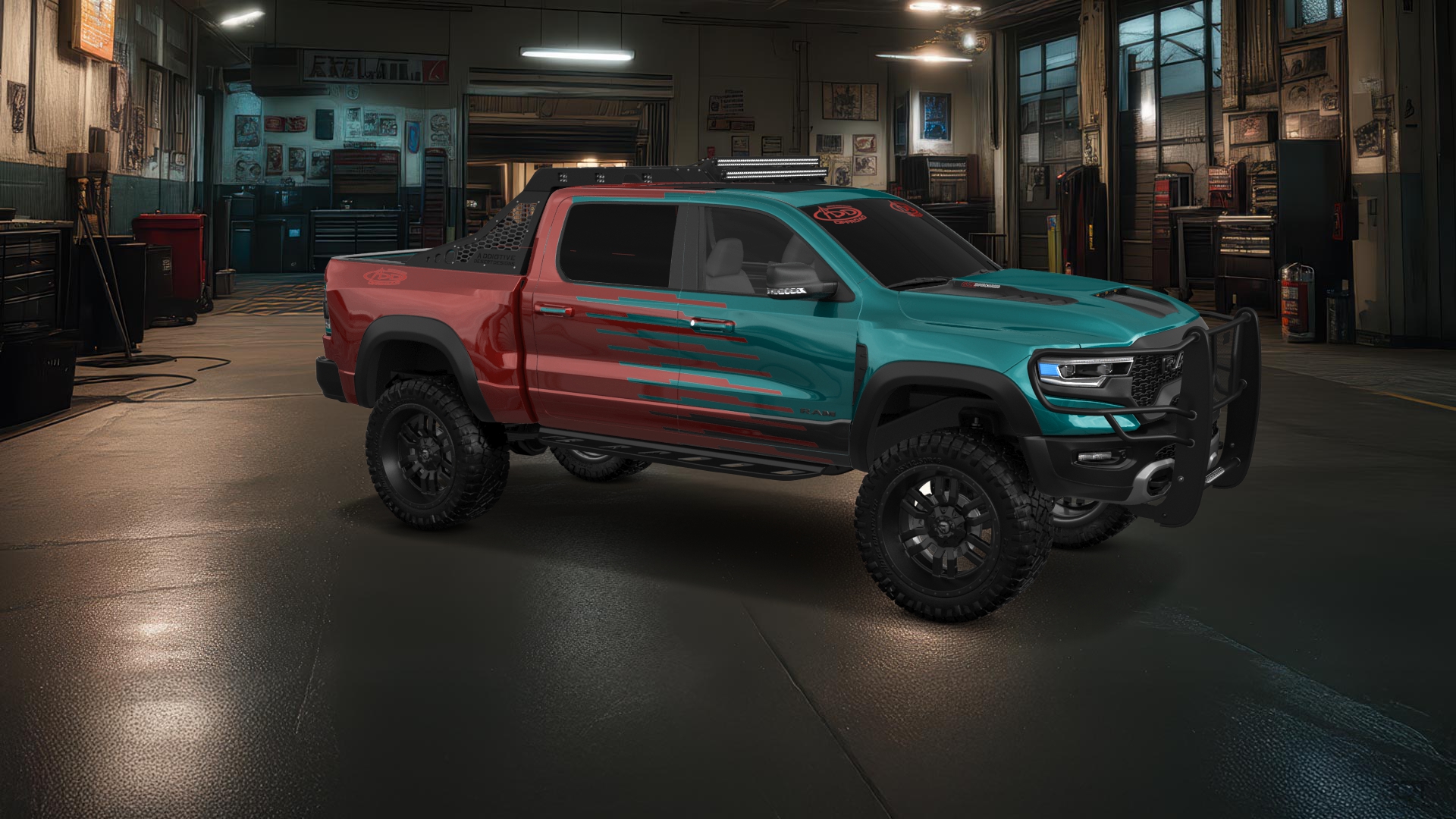 Dodge Ram 1500 TRX 4 Door pickup truck 2021 tuning