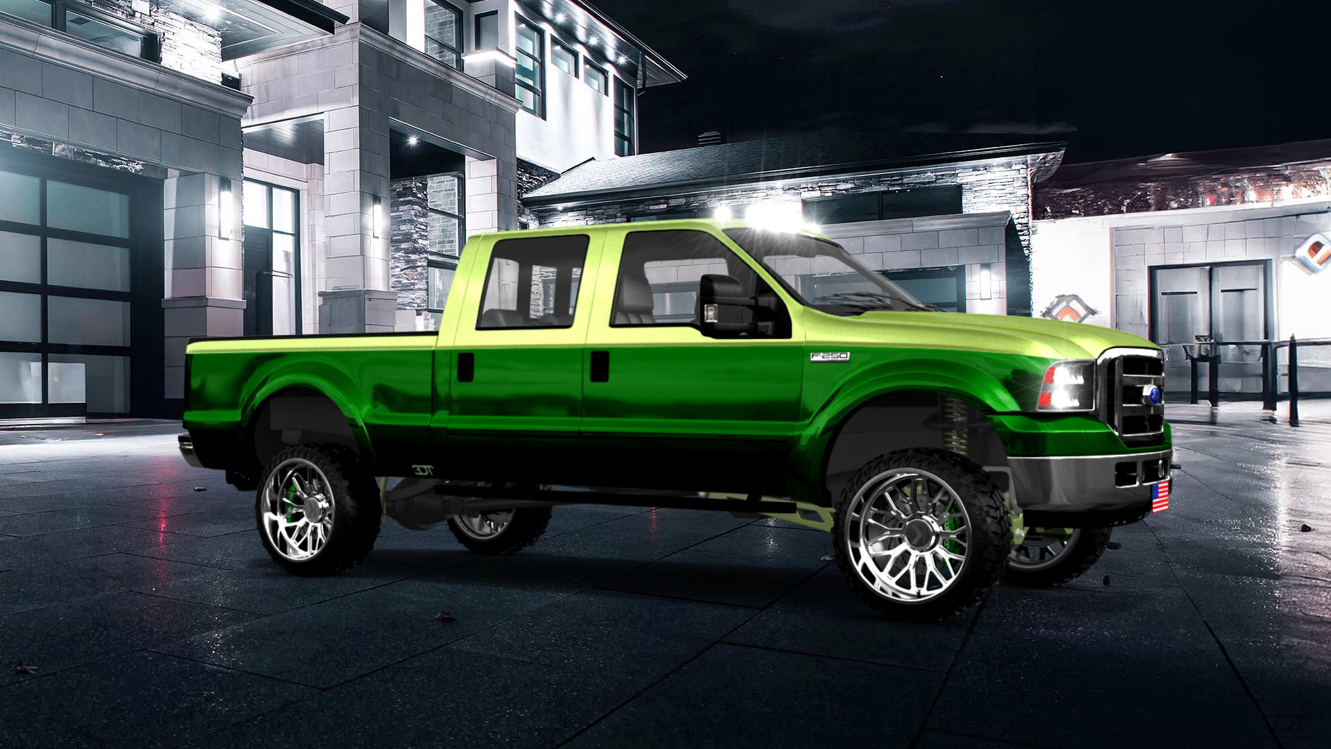 Ford F-250 Crew Cab 4 Door pickup truck 1999